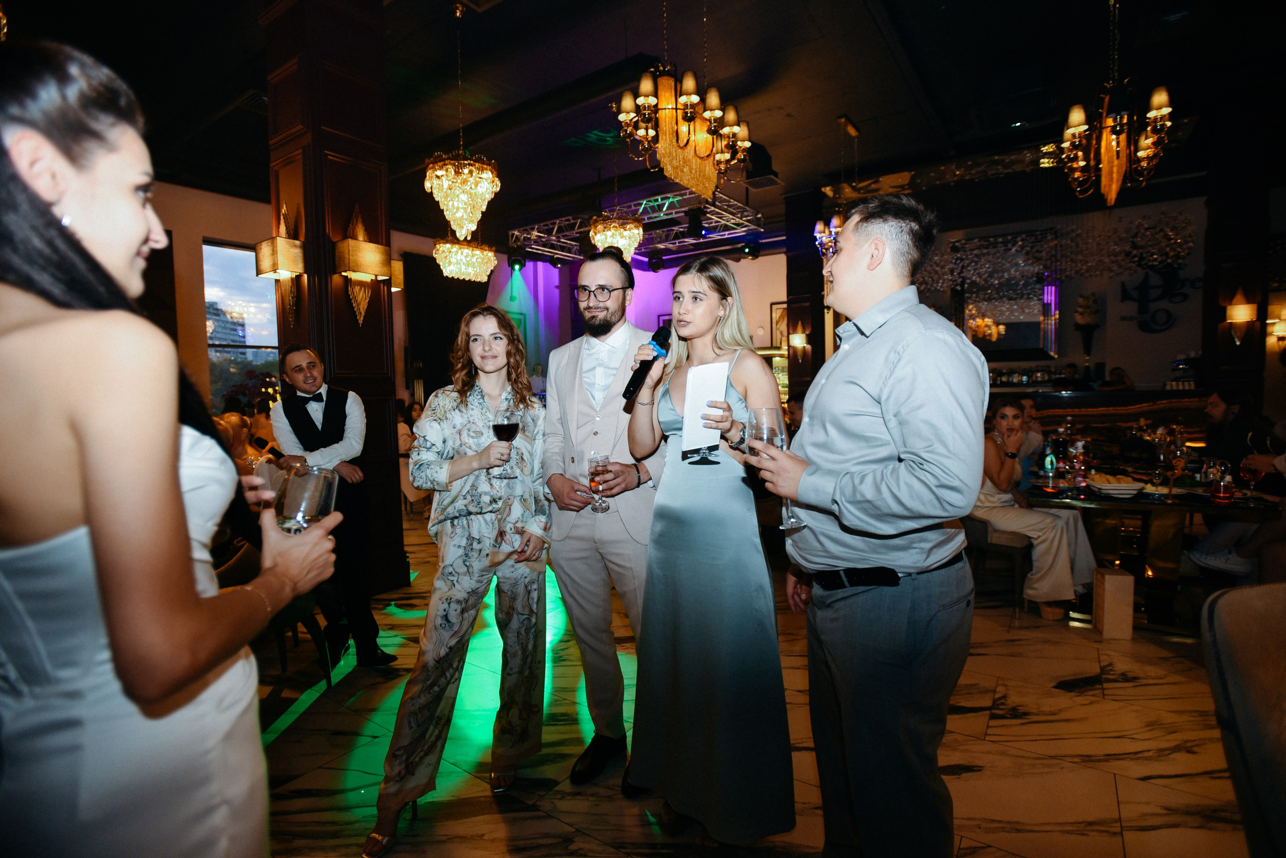 Виктор и Ангелина Банкет на 100 гостей Ресторан Segreto. Фотограф Лола Волна, город Москва