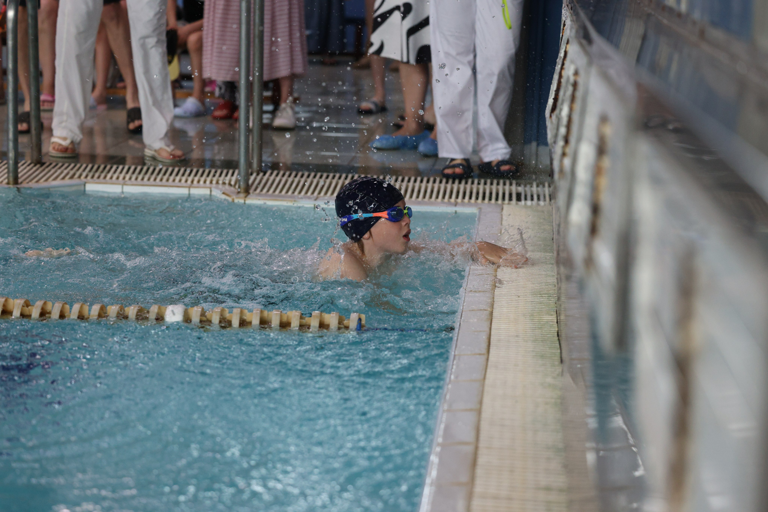Веселый дельфин. Плавание. Дети 8-9 лет. Фотограф Александр Заломаев