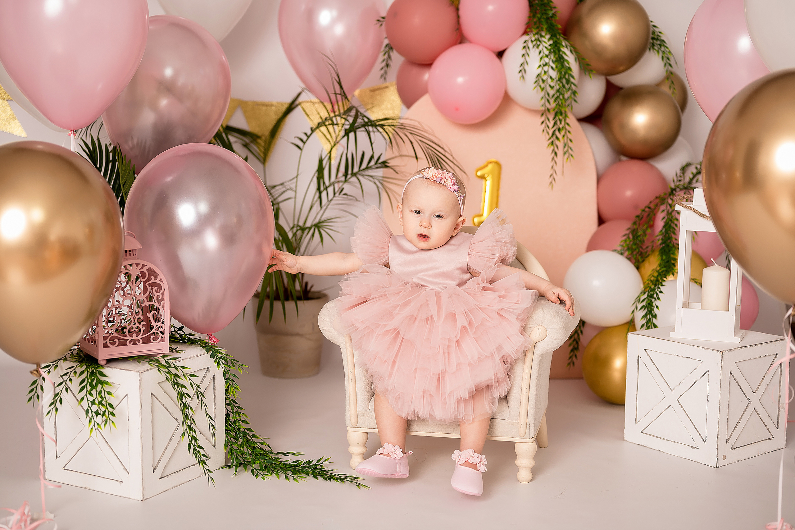 Дарья. Первый годик. Детский и семейный фотограф в Красноярске. Фотосессии новорожденных малышей до 1 месяца