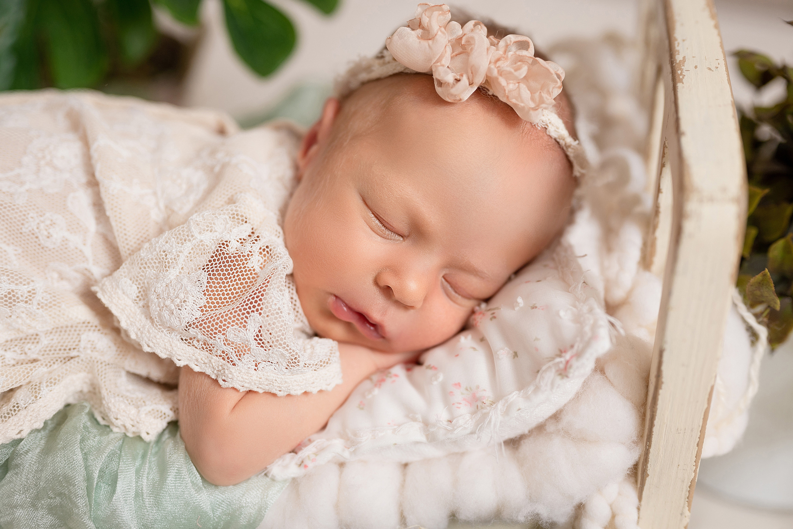Малышка Ева. Один месяц. Первый месяц жизни. Детский и семейный фотограф в Красноярске. Фотосессии новорожденных малышей до 1 месяца