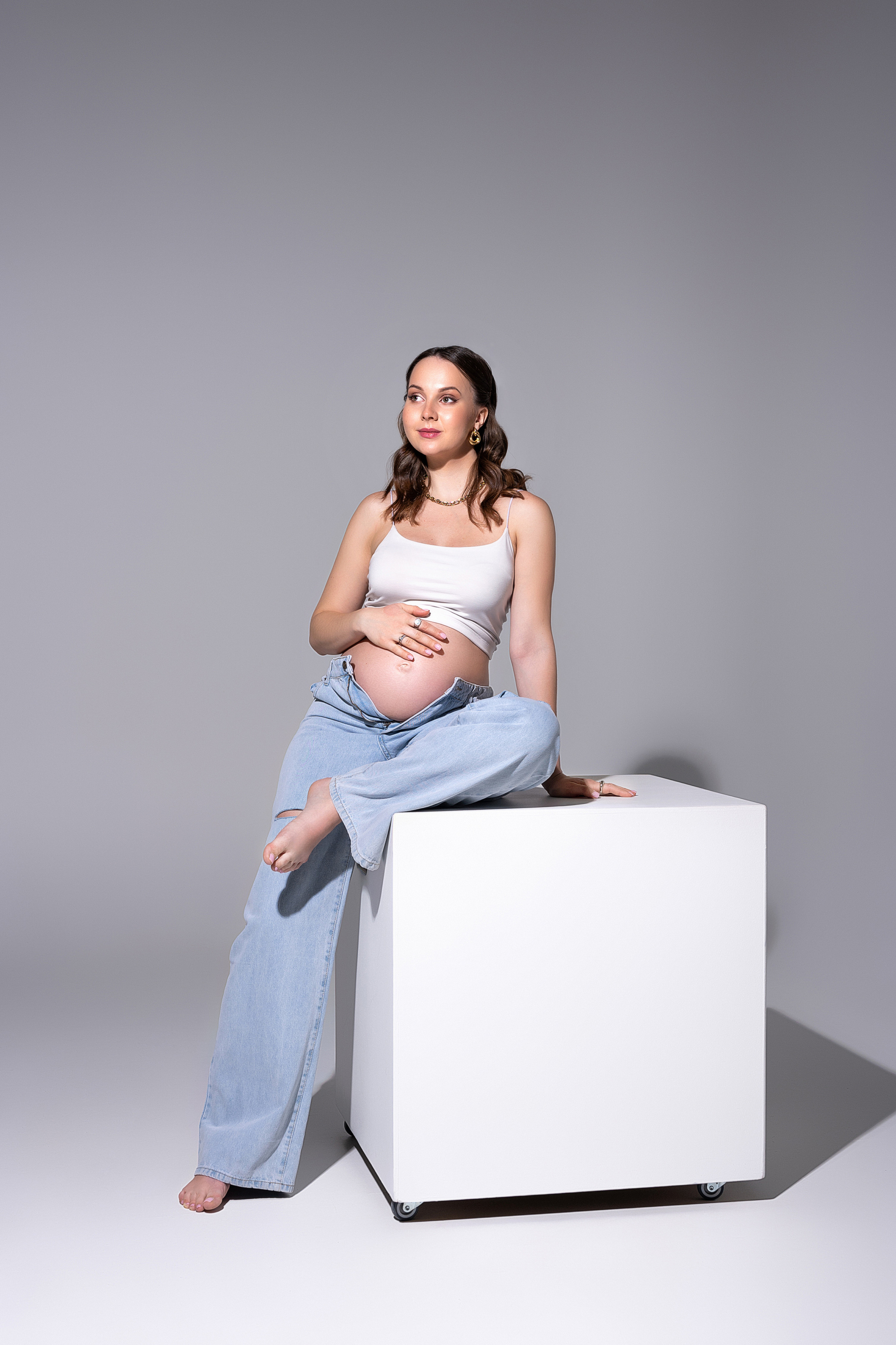 В ожидании сына. Детский и семейный фотограф в Красноярске. Фотосессии новорожденных малышей до 1 месяца