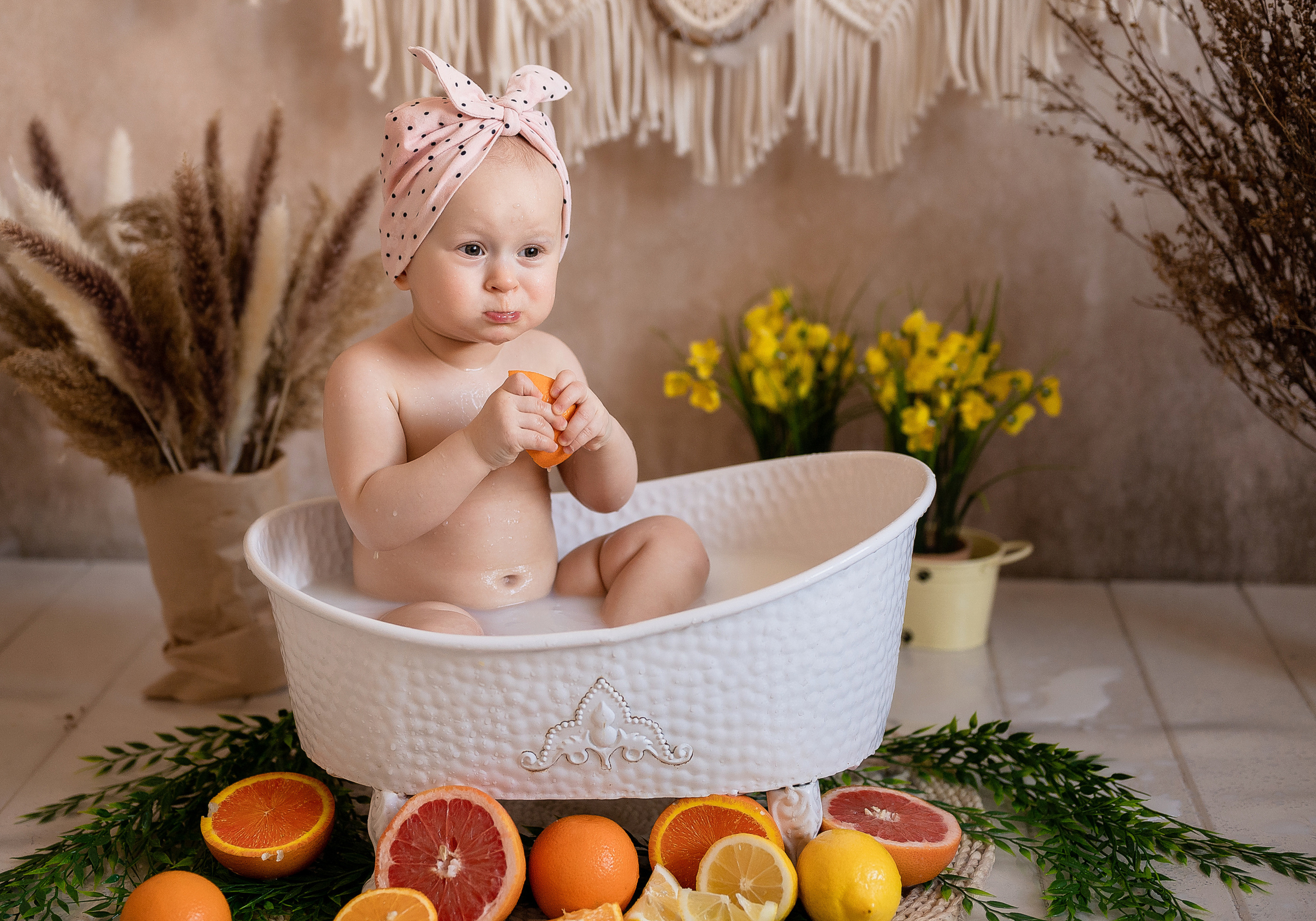Дарья. Первый годик. Детский и семейный фотограф в Красноярске. Фотосессии новорожденных малышей до 1 месяца