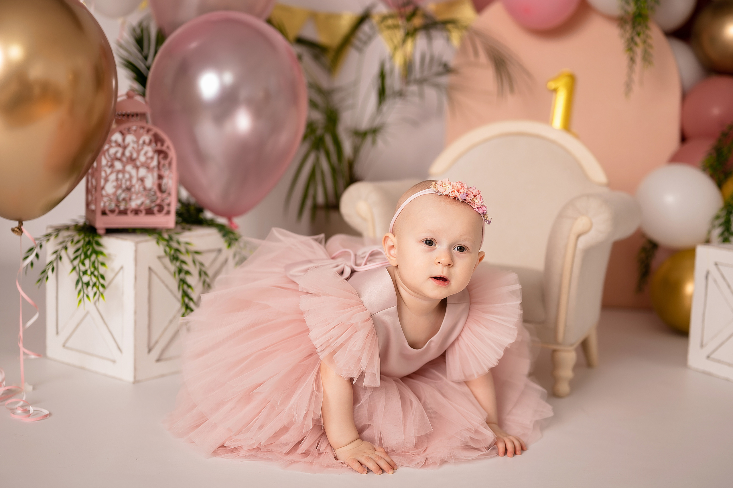 Дарья. Первый годик. Детский и семейный фотограф в Красноярске. Фотосессии новорожденных малышей до 1 месяца