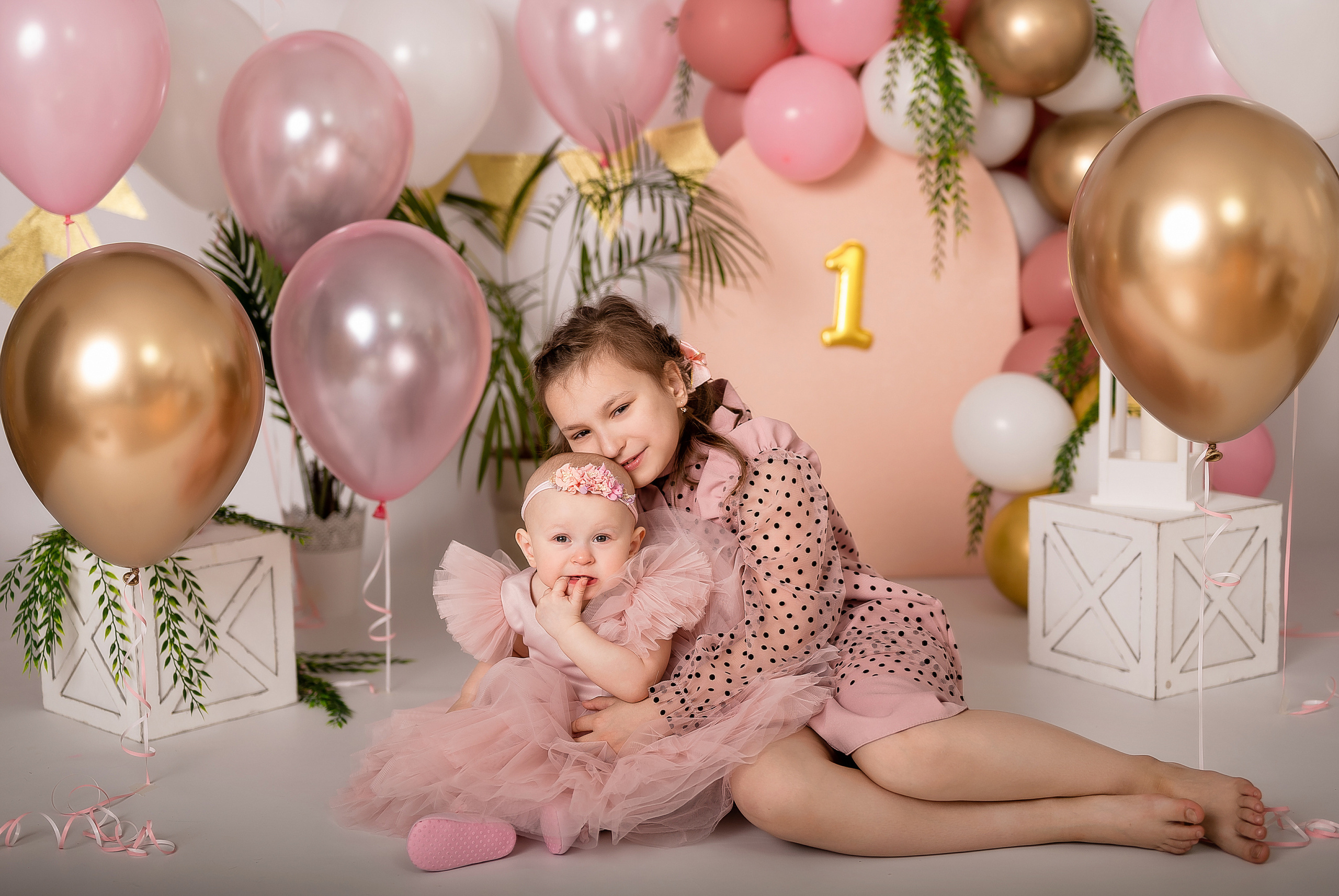 Дарья. Первый годик. Детский и семейный фотограф в Красноярске. Фотосессии новорожденных малышей до 1 месяца