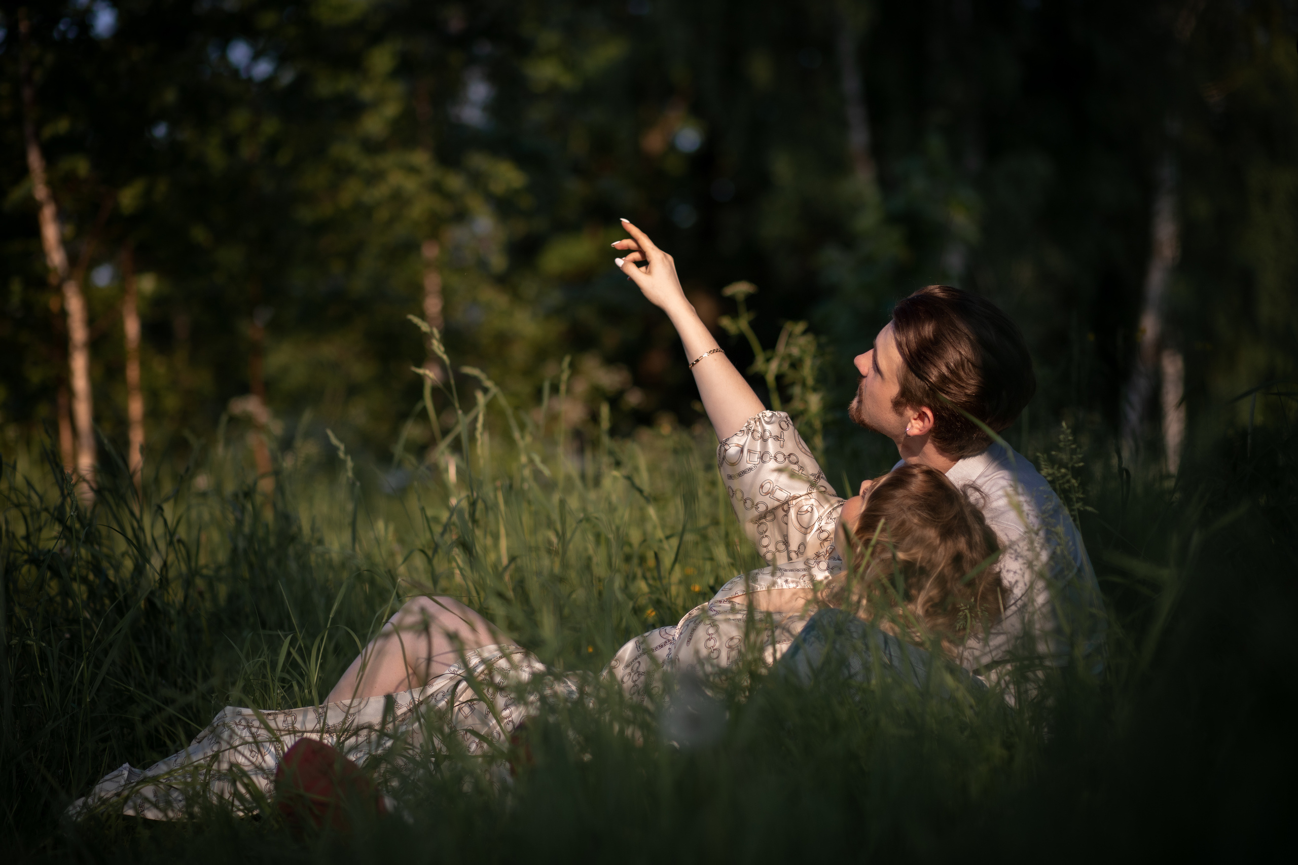Сказочная фотосессия беременности в лесу. Екатерина Новикова — семейный и свадебный фотограф. Москва, МО