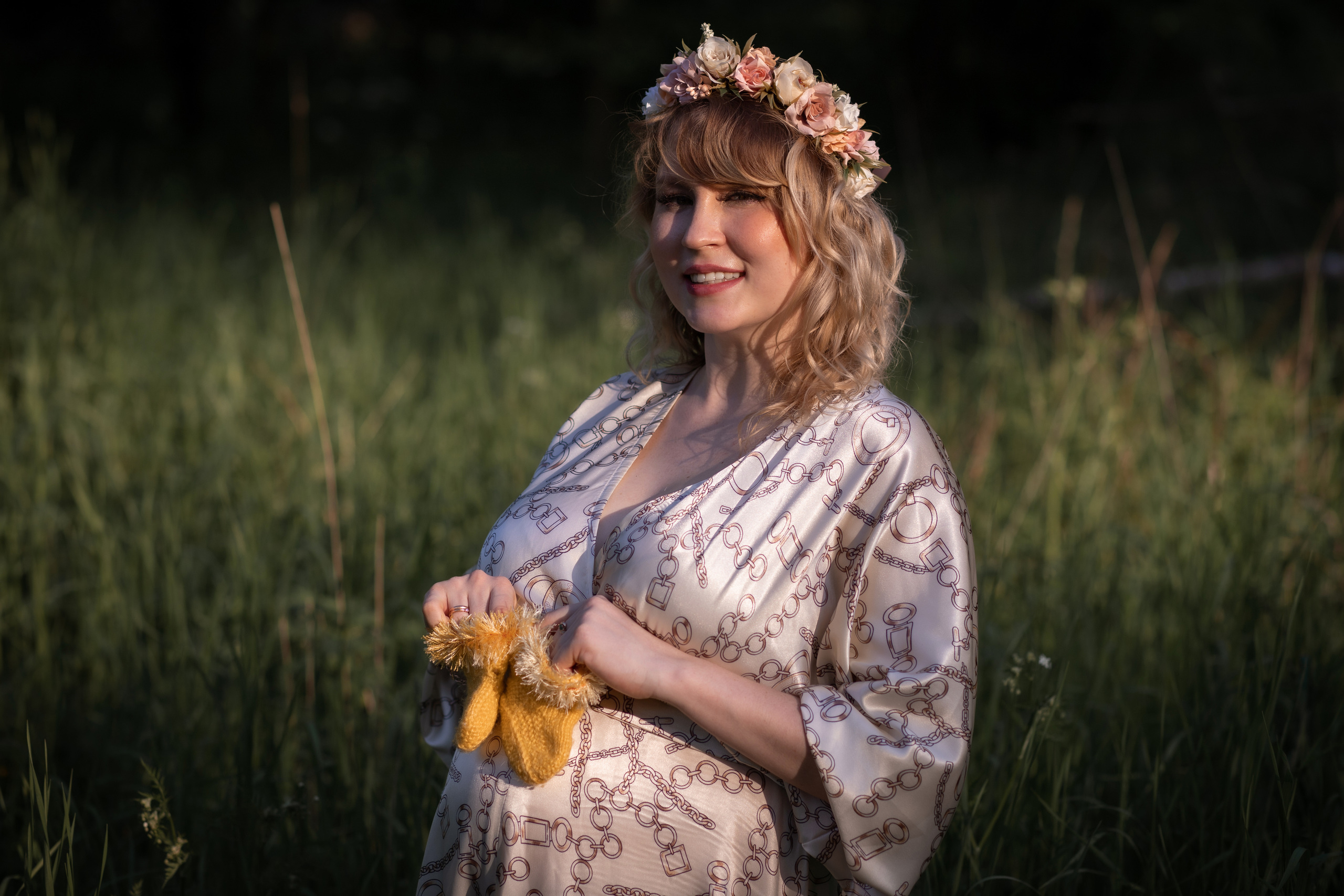 Сказочная фотосессия беременности в лесу. Екатерина Новикова — семейный и свадебный фотограф. Москва, МО