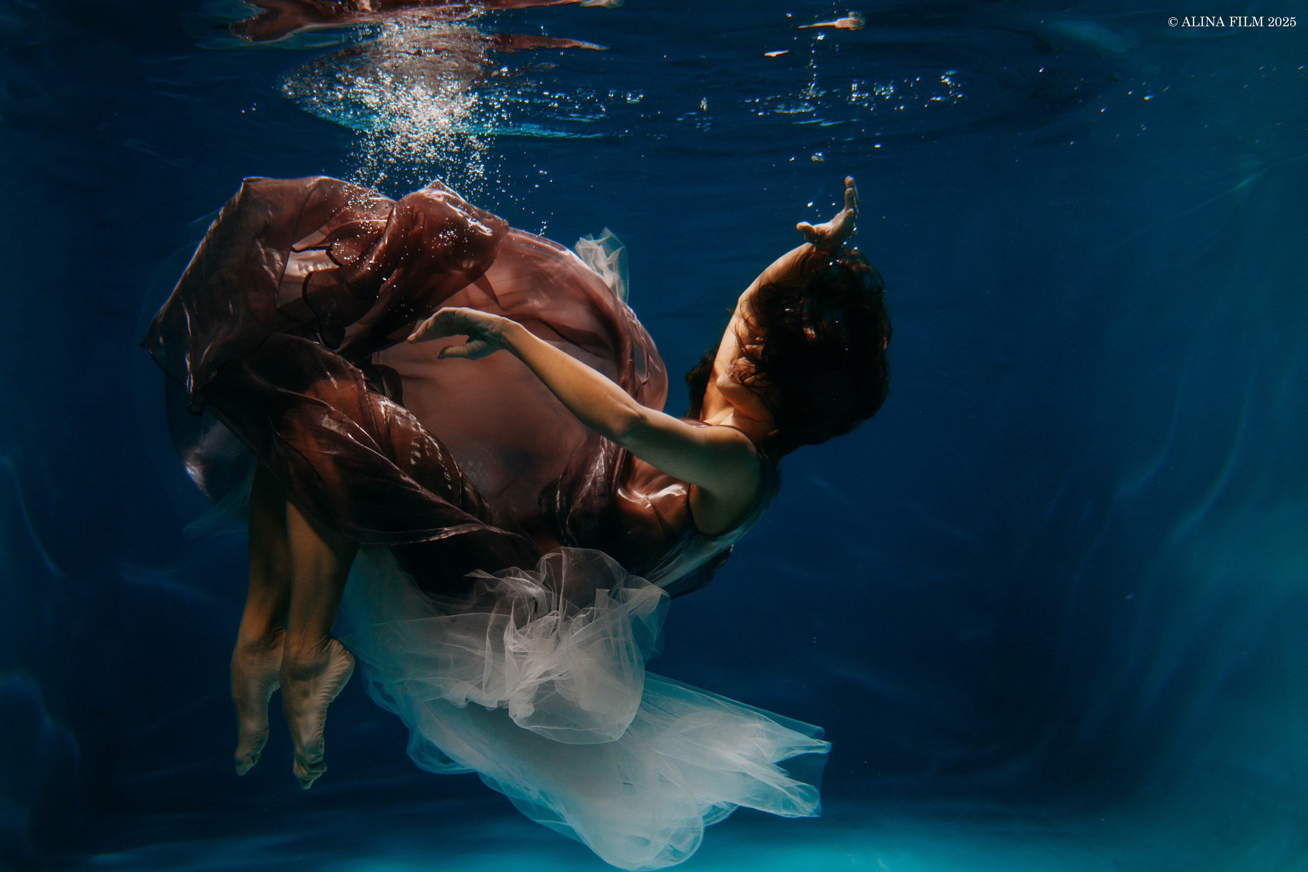 Подводная фотосессия в Питере. Фотограф в Санкт-Петербурге Alina Film