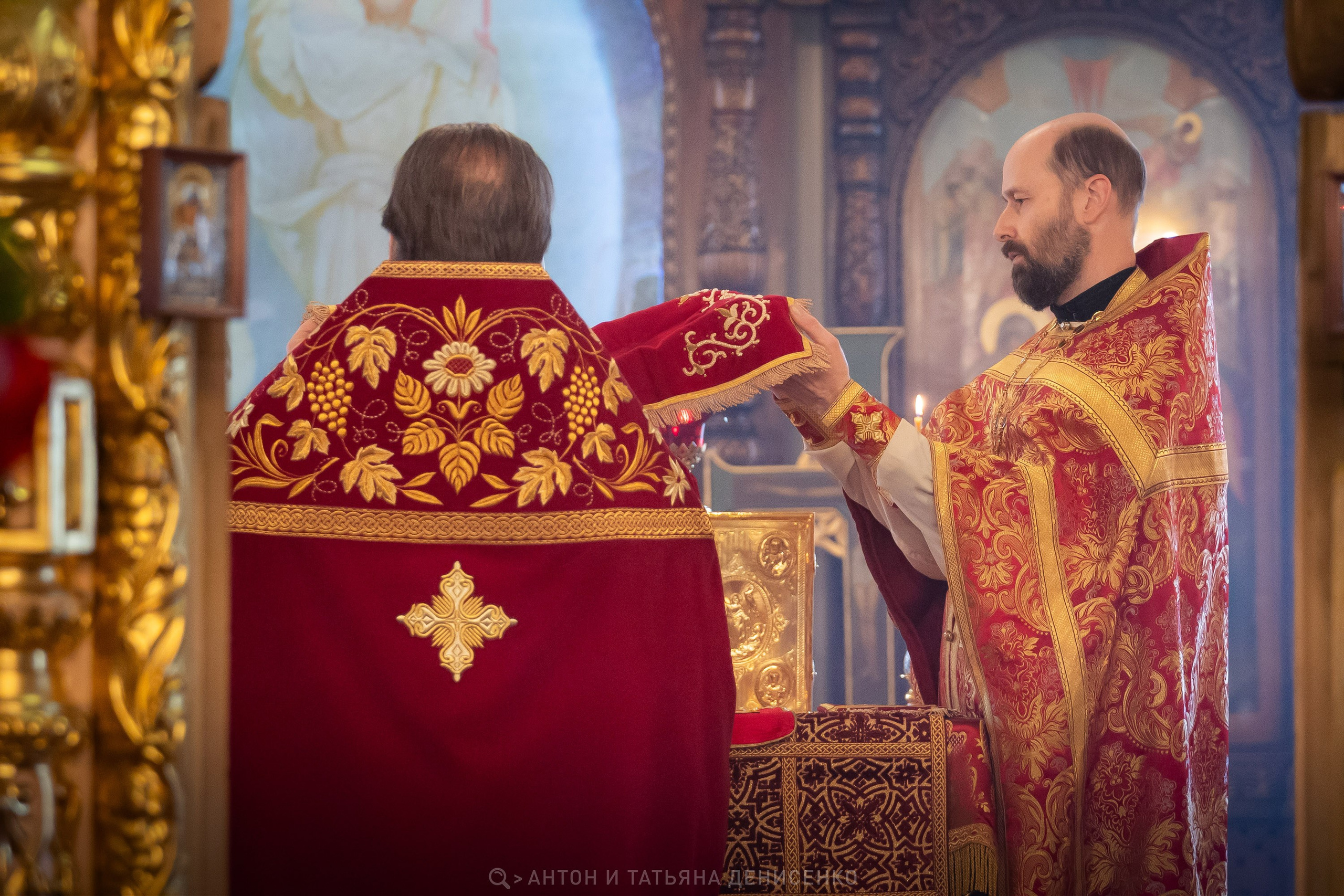 Храм Преображения Господня в Богородском. Антипасха. Антон и Татьяна Денисенко — В храме