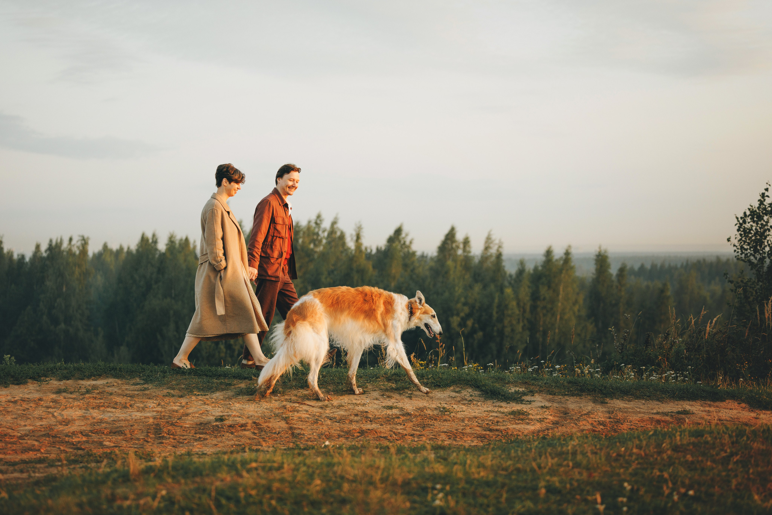Сергей, Оксана и Жара. Фотограф анималист Осипчикова Мария
