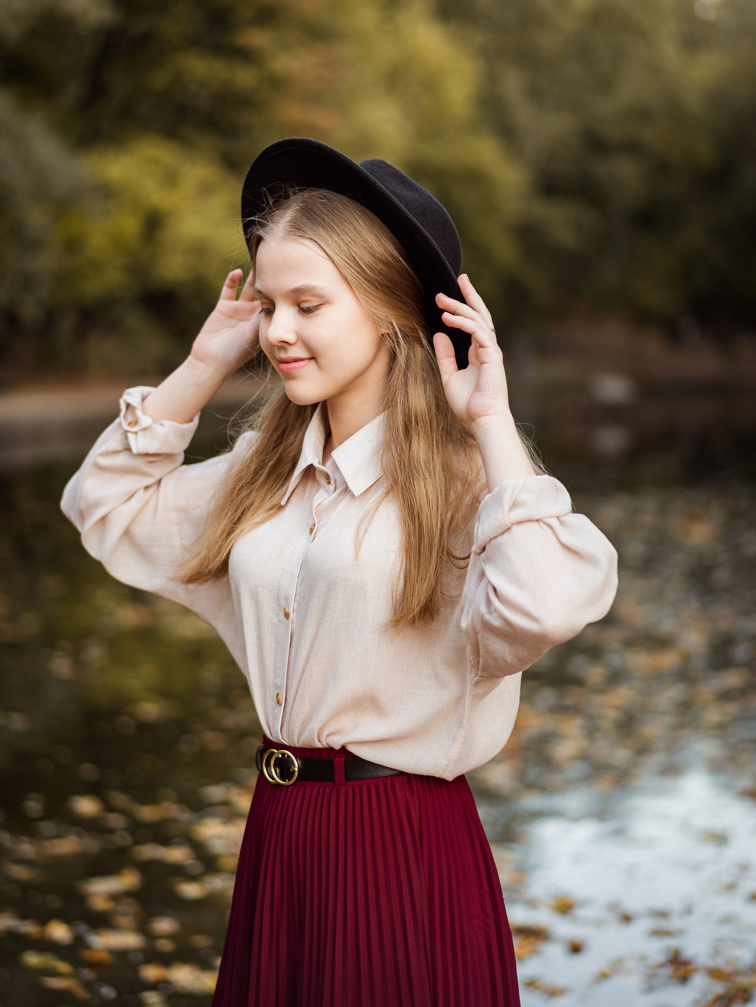 Елена — фотосессия в осеннем стиле. Фотограф Москва