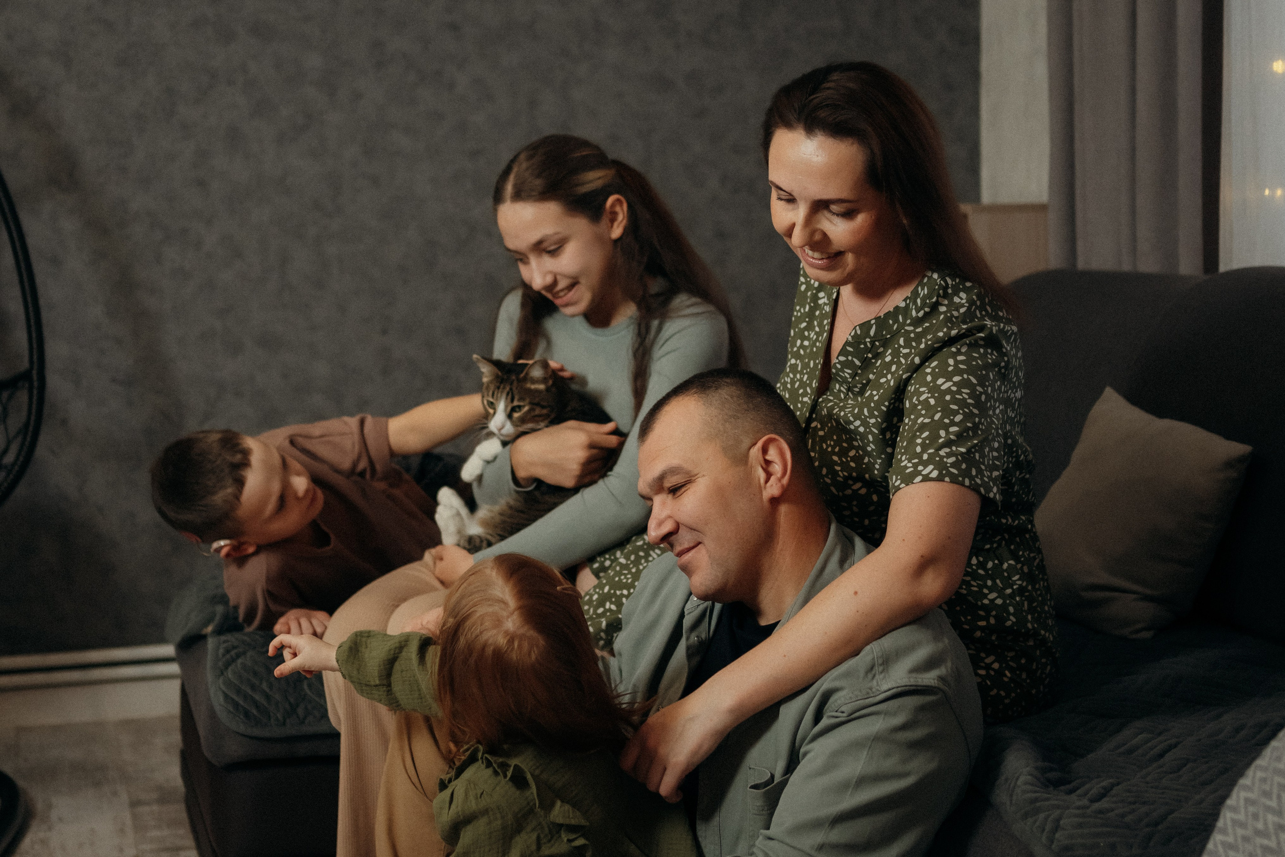 Семейная домашняя фотосъемка в Архангельске и Северодвинске. Портретный и свадебный фотограф в Архангельске Елизавета Стрекаловская