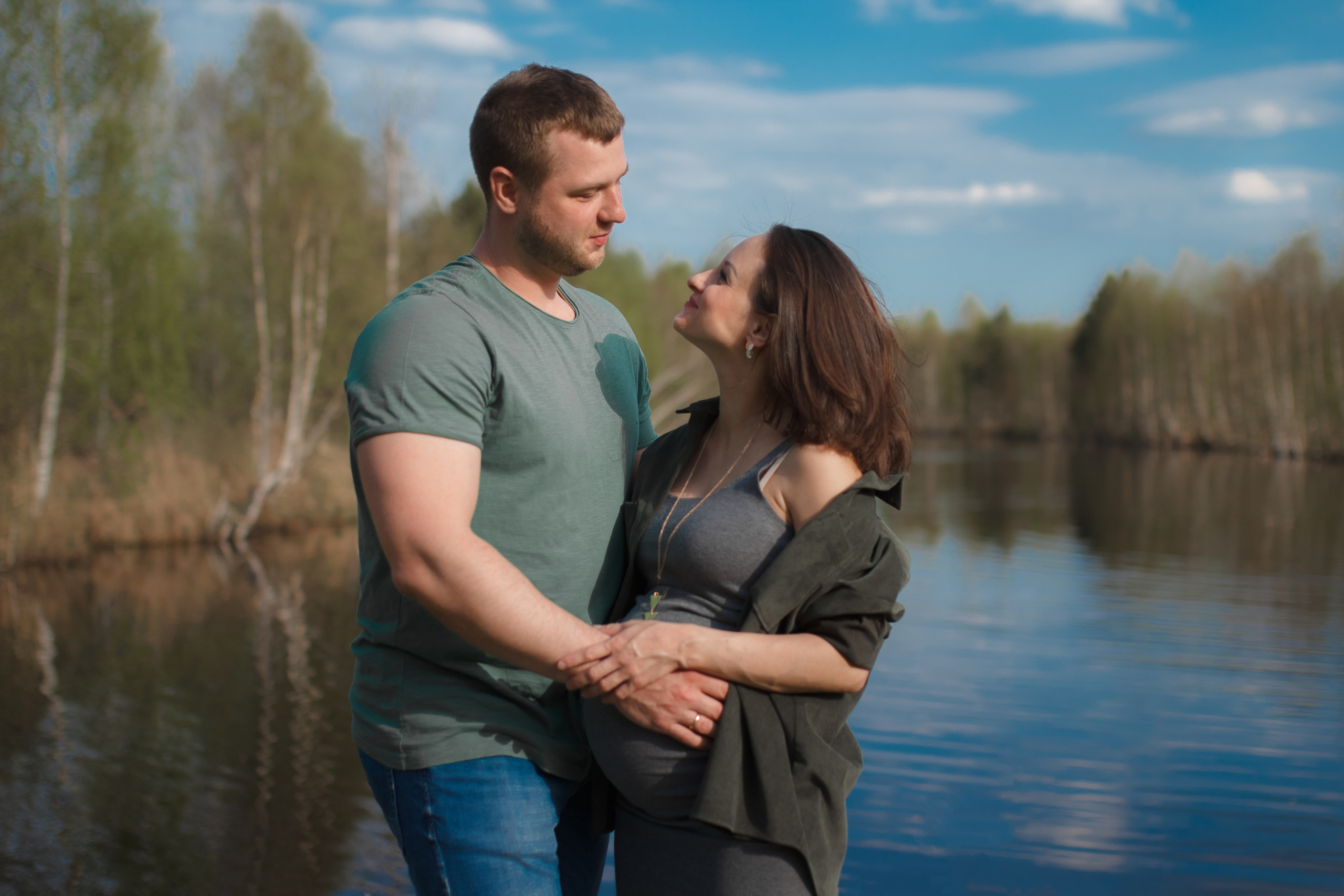 Съемка в ожидании на природе. Семейный фотограф Екатеринбург Черепанова Олеся