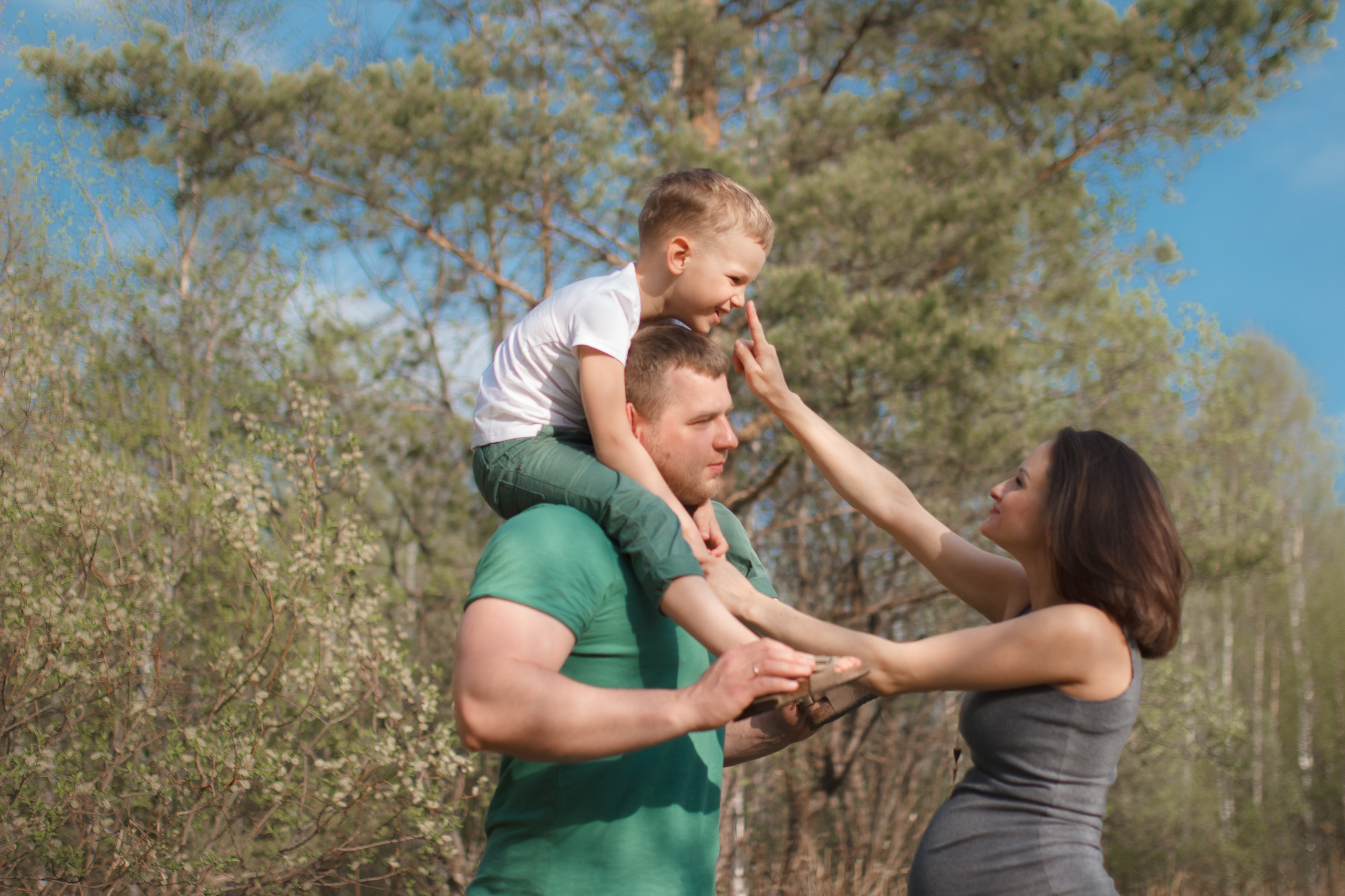 Съемка в ожидании на природе. Семейный фотограф Екатеринбург Черепанова Олеся
