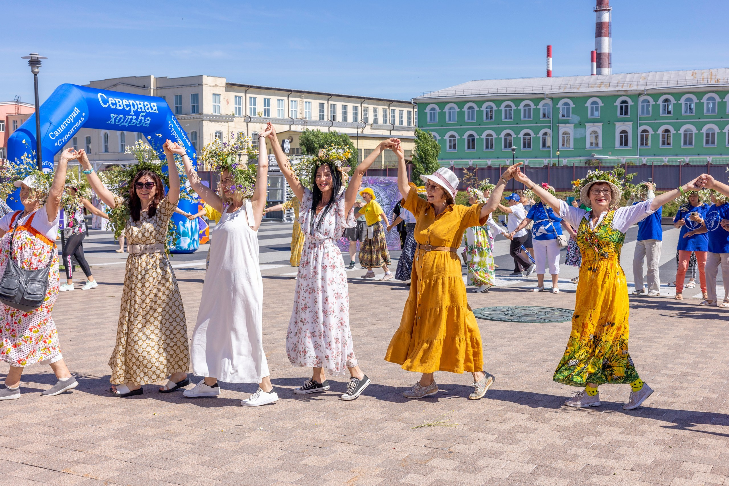 Фестиваль «Ромашковый хоровод». Северная ходьба. Фотограф в Туле Крупский АнДРей. Фотостудия «КАДР71» в Туле