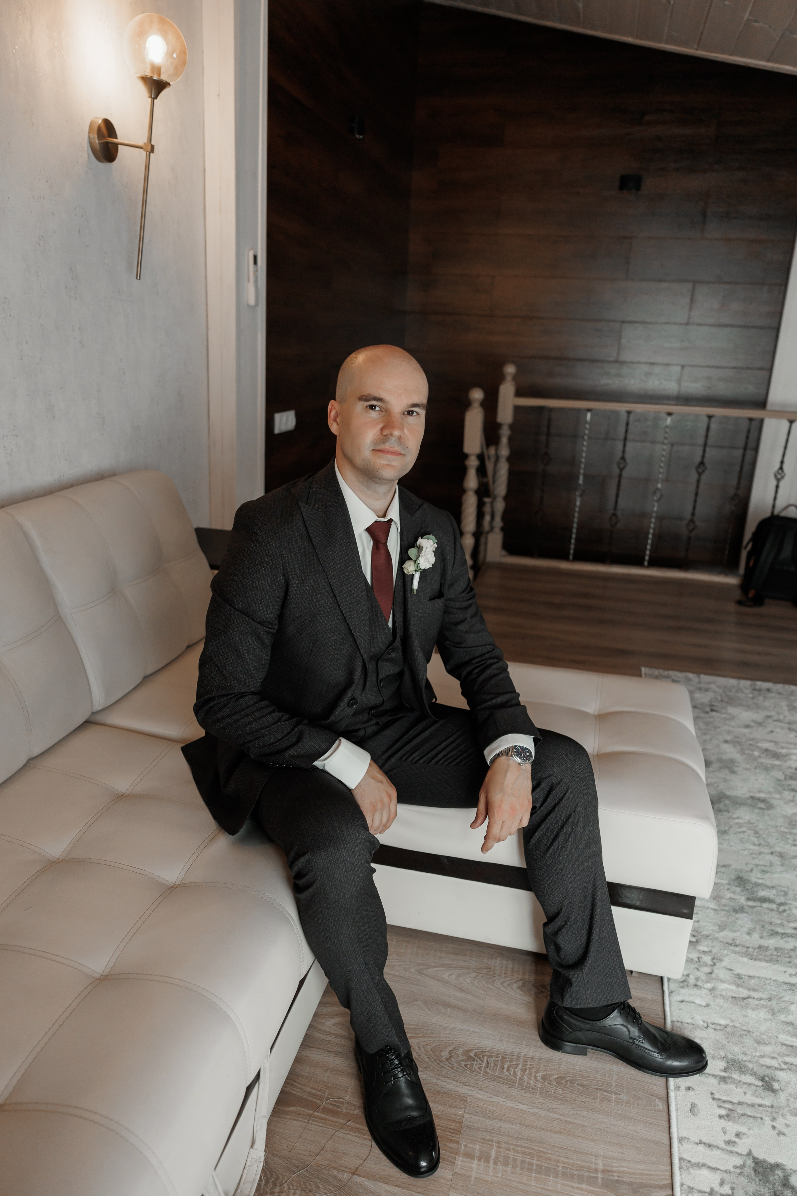 Полина и Дмитрий, загородный клуб «Барин», ЗАГС в г. Пушкино. Свадебный и репортажный фотограф (Москва, Королев и другие)