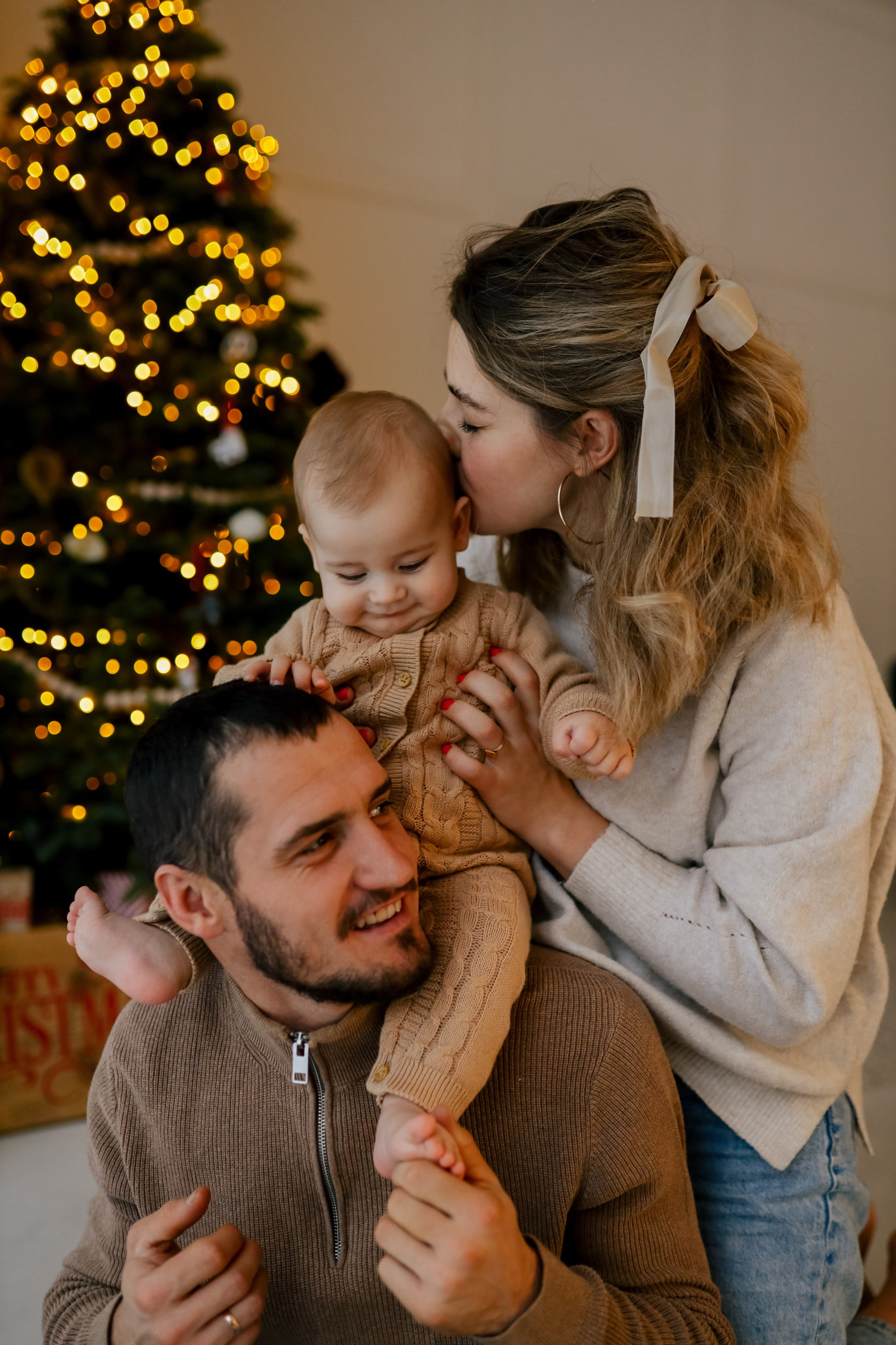 Теплое семейное новогоднее. Свадебный и семейный фотограф в Варшаве