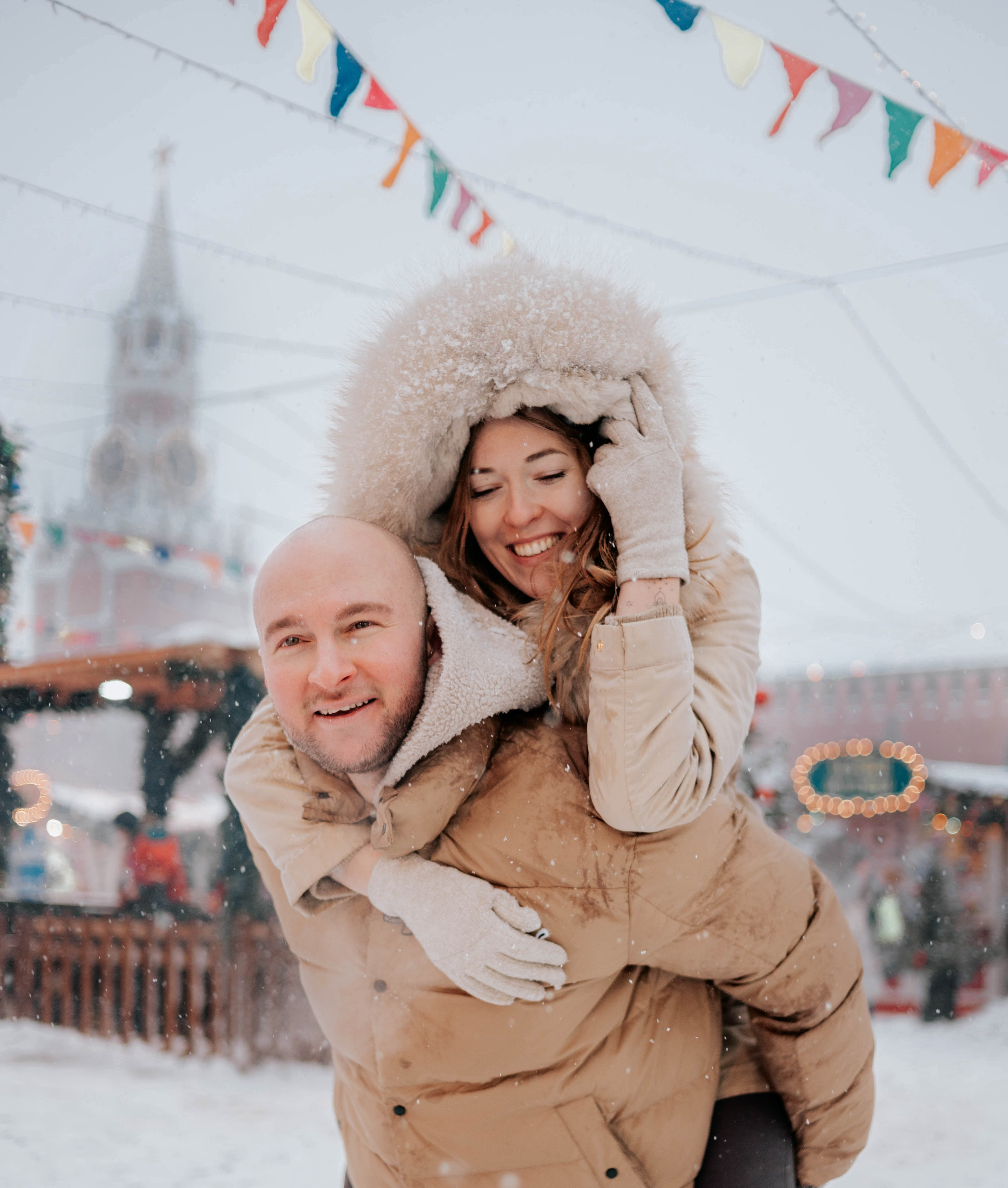 Новогодняя фотосессия lovestory. Фотограф Ногинск | Черноголовка Ева Быковских