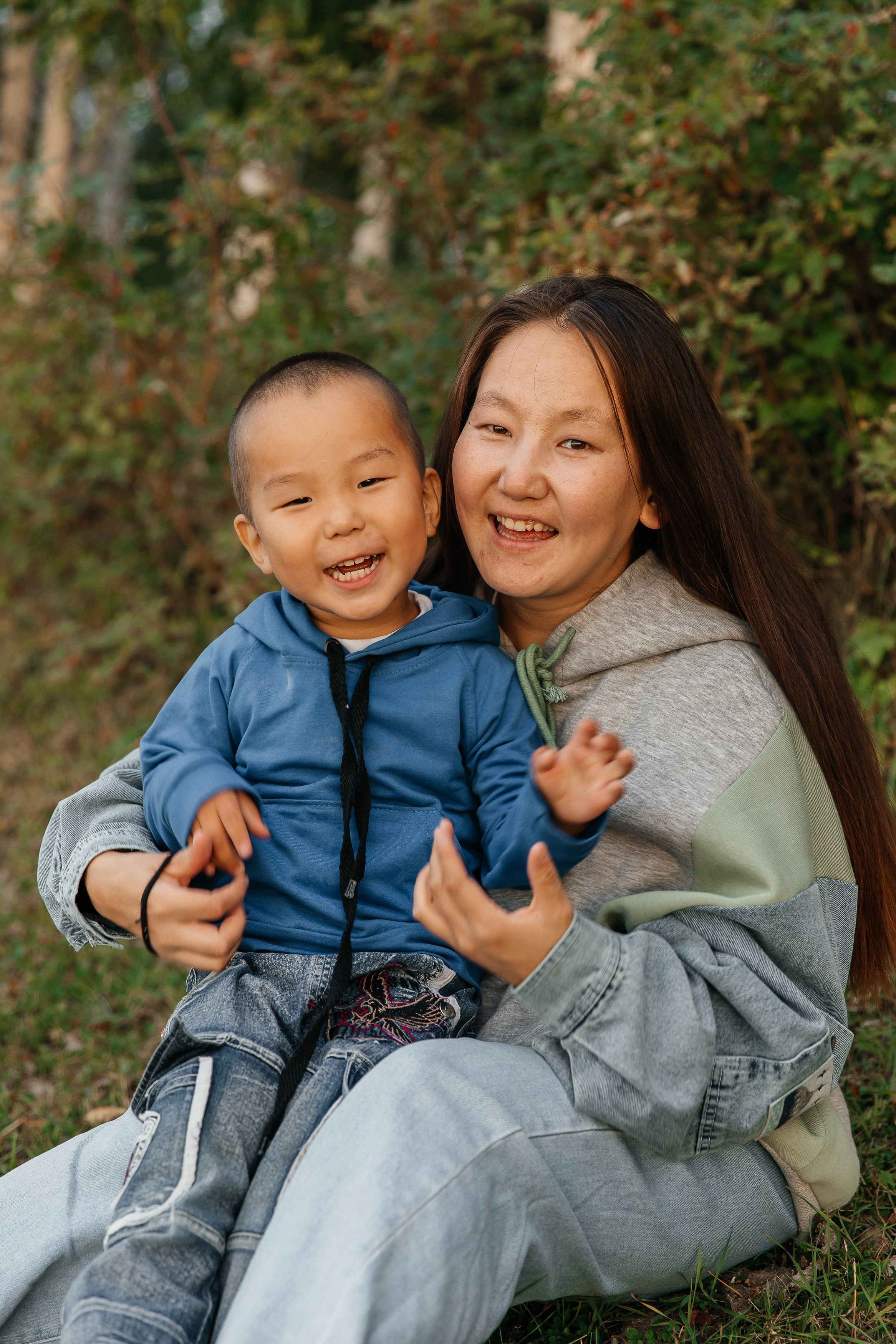 Лера и сын. Воронистая Анастасия. Фотограф Якутия, Томпонский район