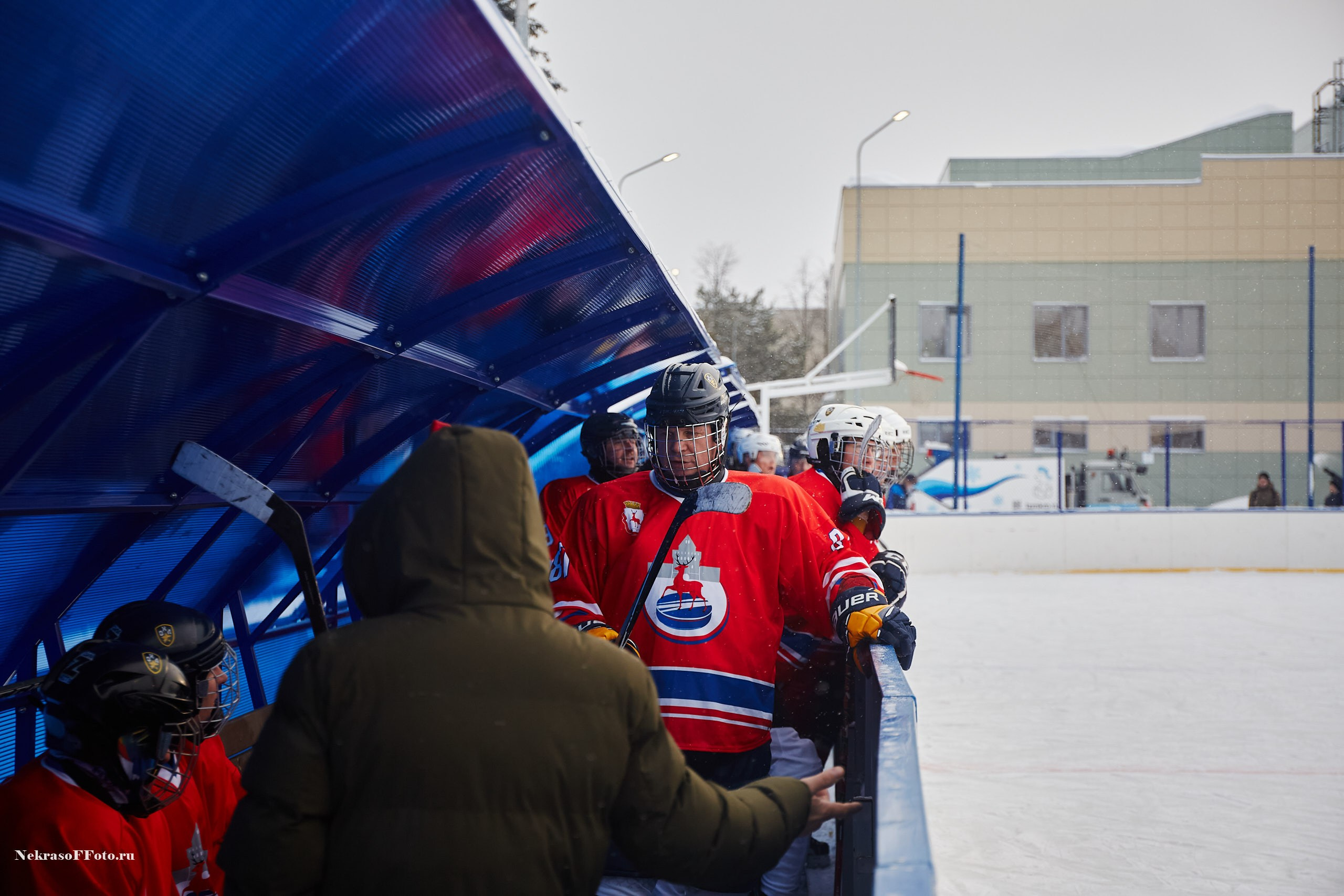 Турнир по хоккею «Русская классика» в рамках Офицерской хоккейной лиги. Спортивный фотограф Некрасов Денис