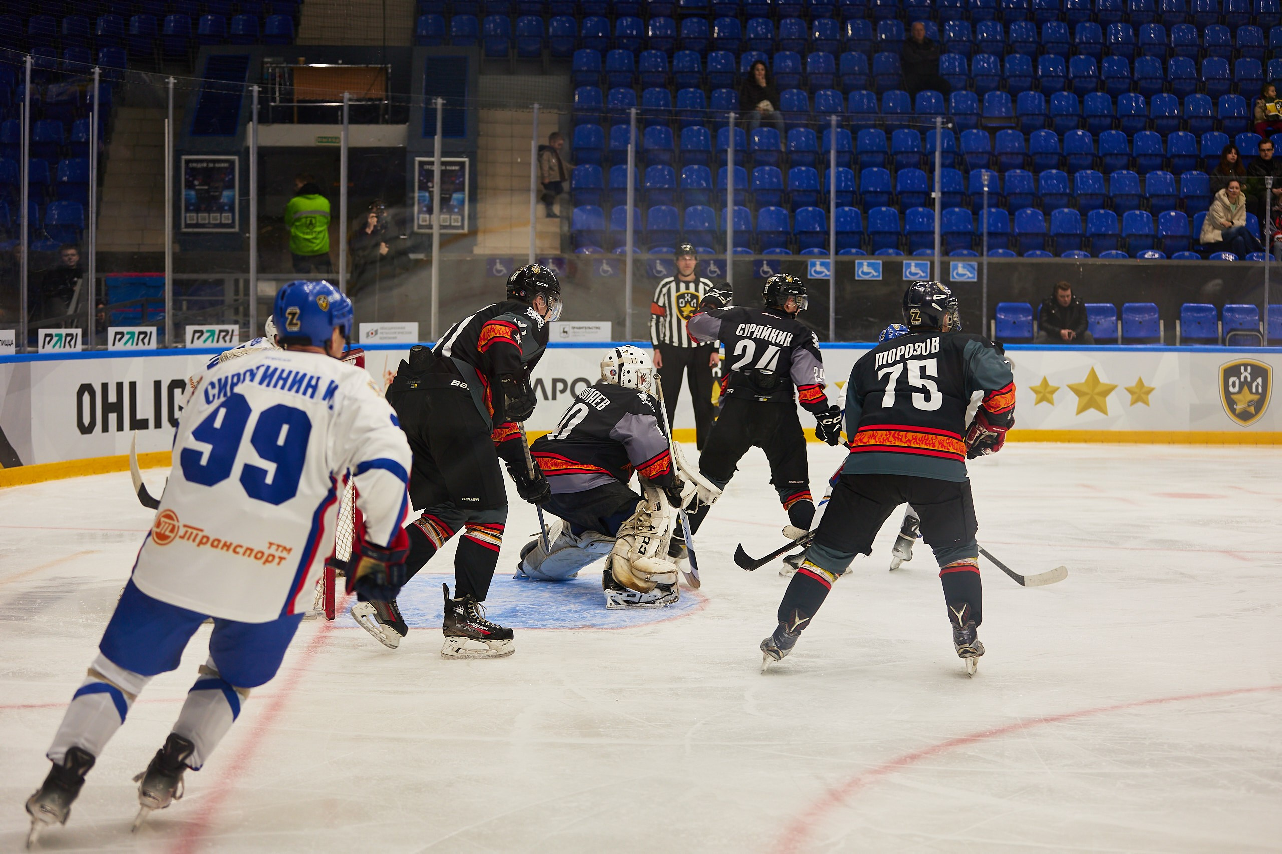 Репортаж. Офицерская хоккейная лига 2025 год. Спортивный фотограф Некрасов Денис
