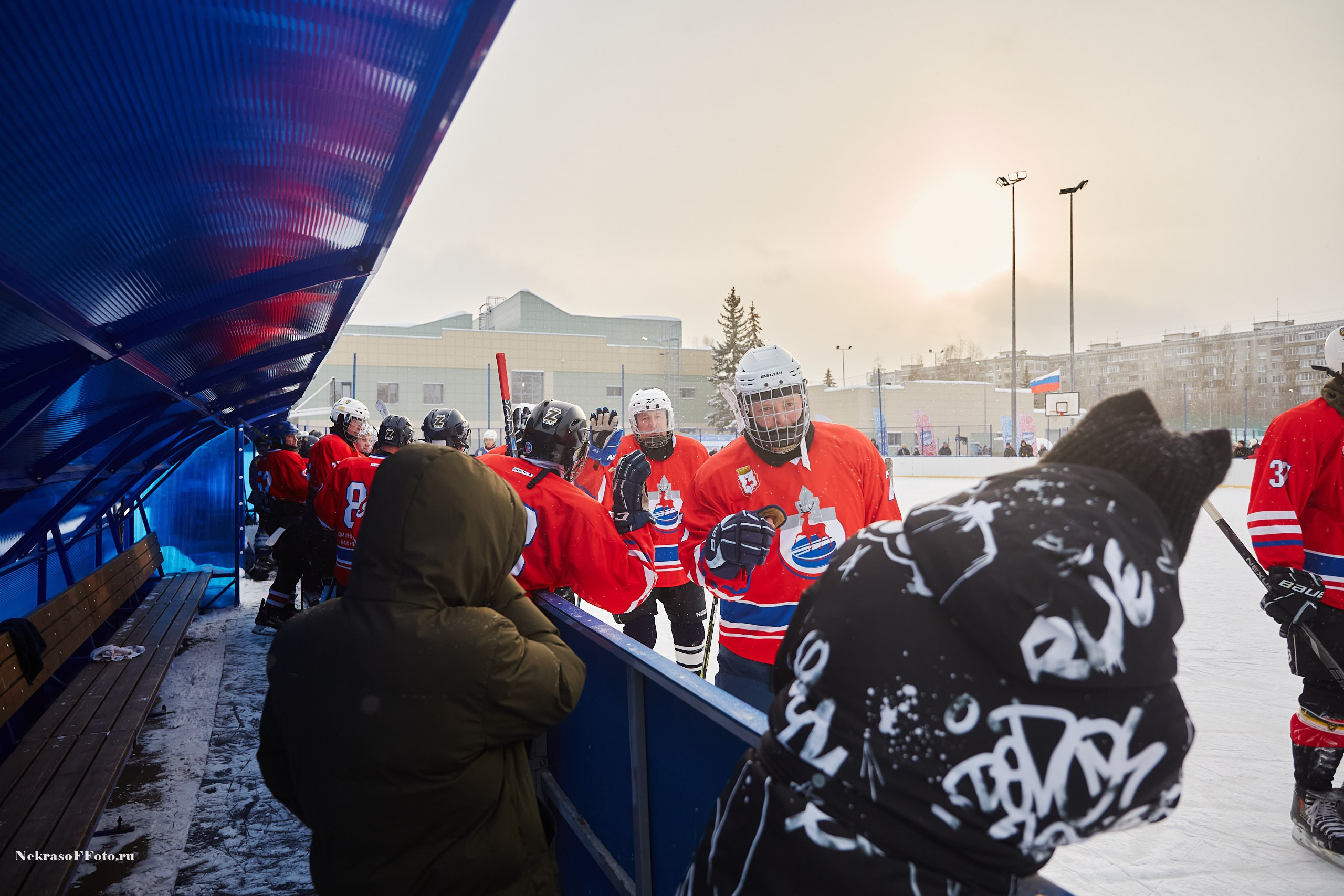 Турнир по хоккею «Русская классика» в рамках Офицерской хоккейной лиги. Спортивный фотограф Некрасов Денис