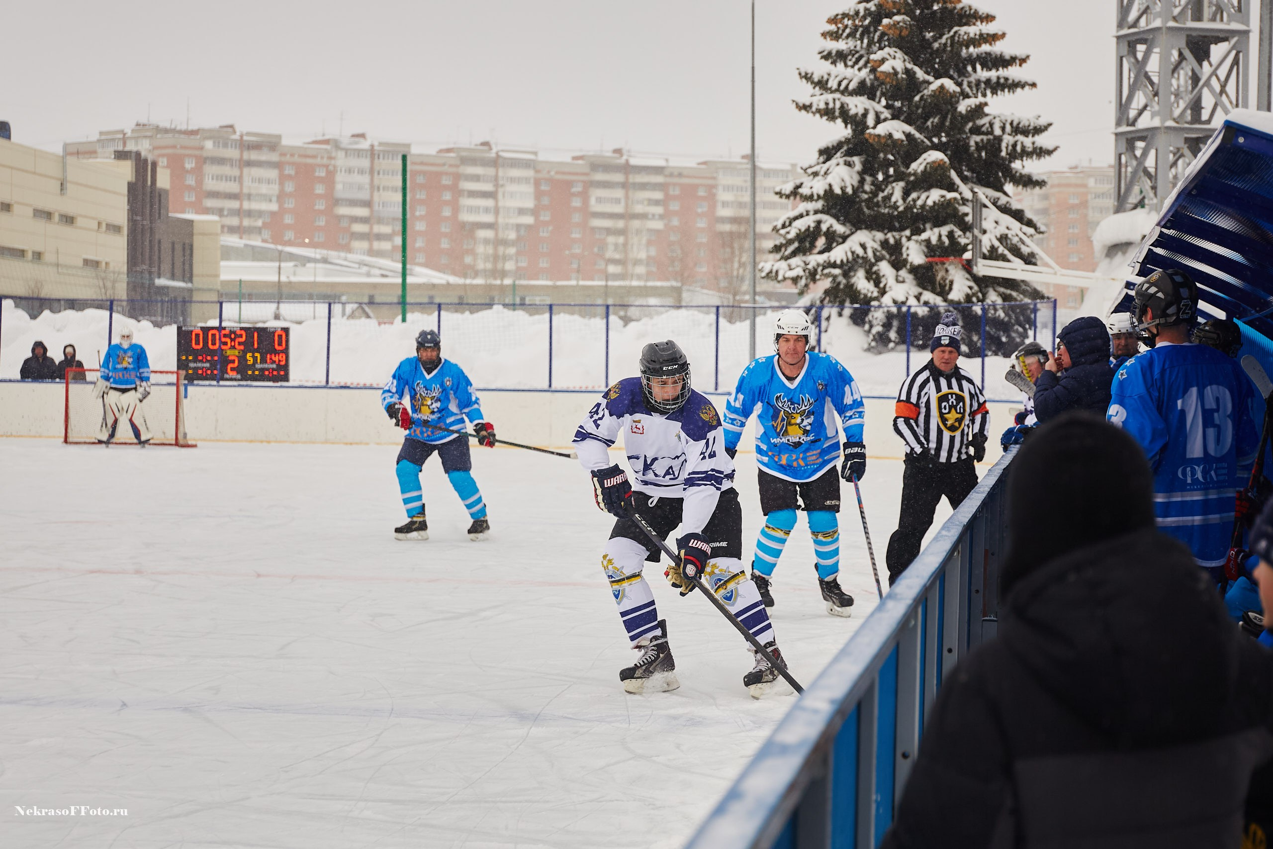 Турнир по хоккею «Русская классика» в рамках Офицерской хоккейной лиги. Спортивный фотограф Некрасов Денис