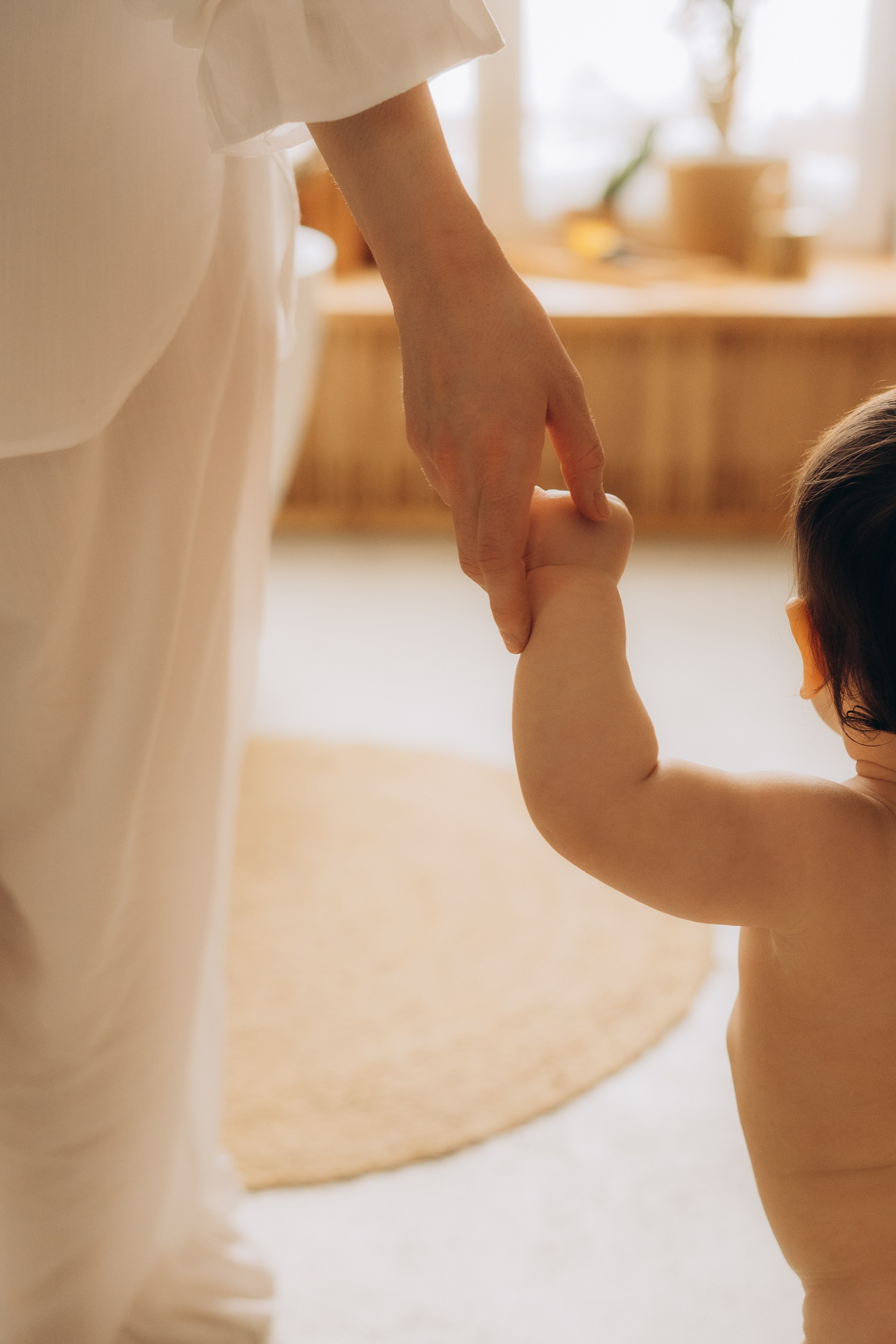 Мама с дочкой, банные процедуры. Семейный фотограф в Казани