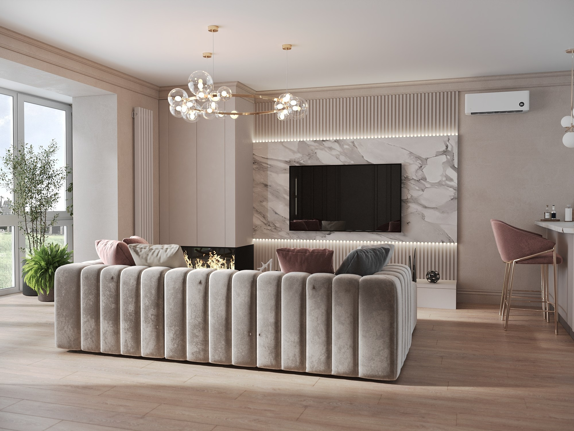 Пос. Вавиловец 170 м². БК студия дизайна интерьера