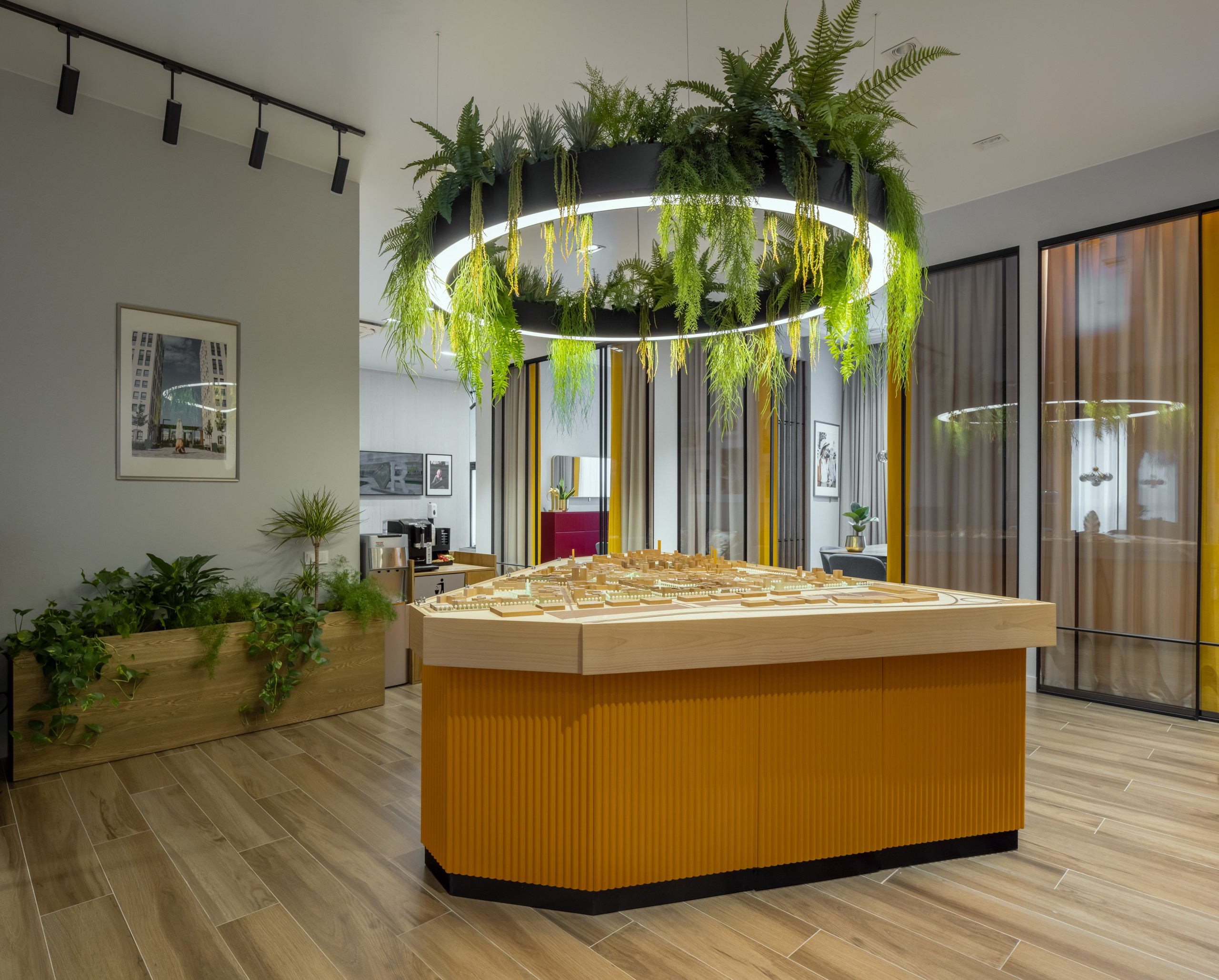 IDEA Design офис продаж «Солнечный», интерьерный фотограф Коваль Илья