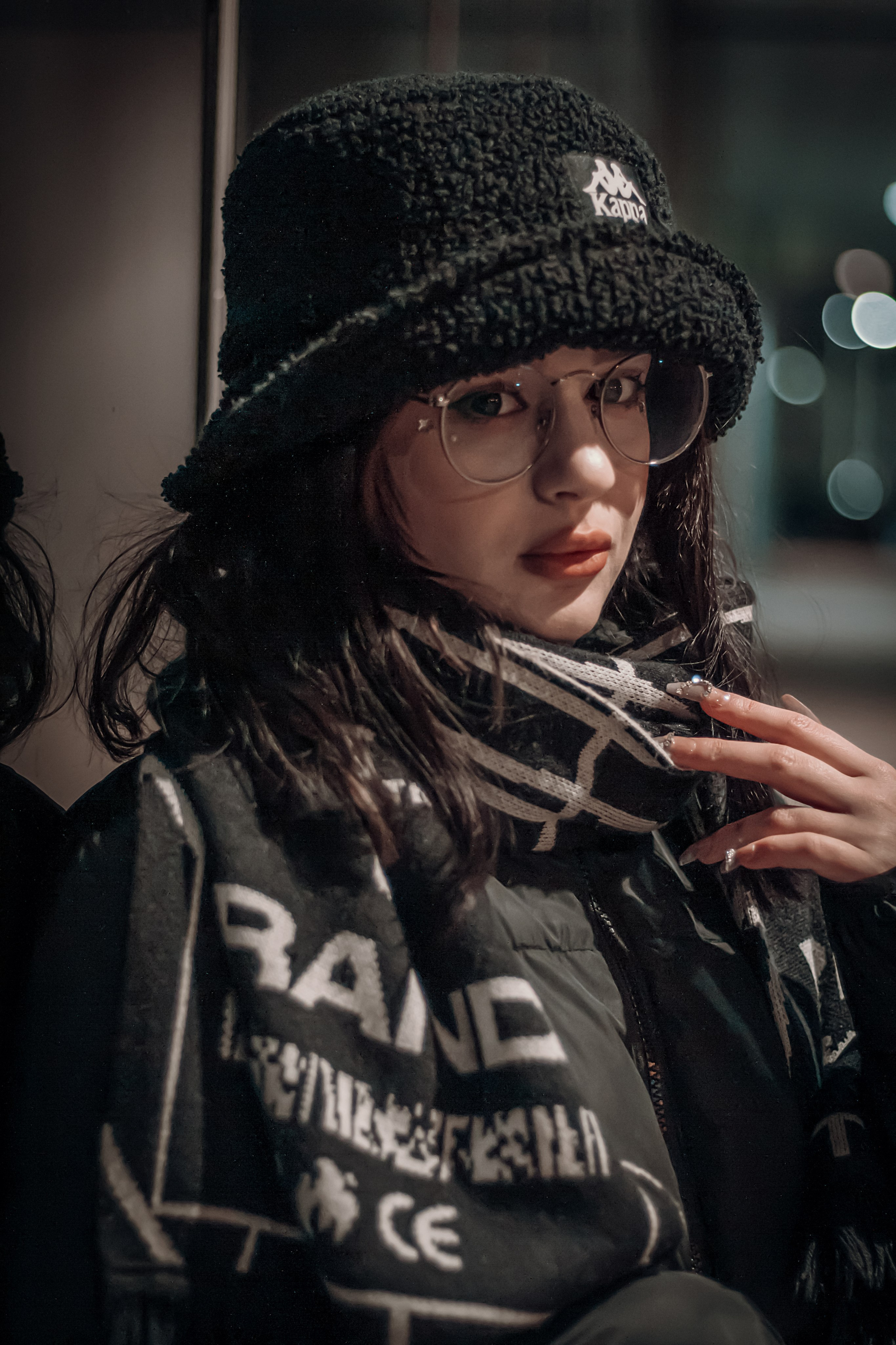 Ночь. Фотограф в Новокузнецке