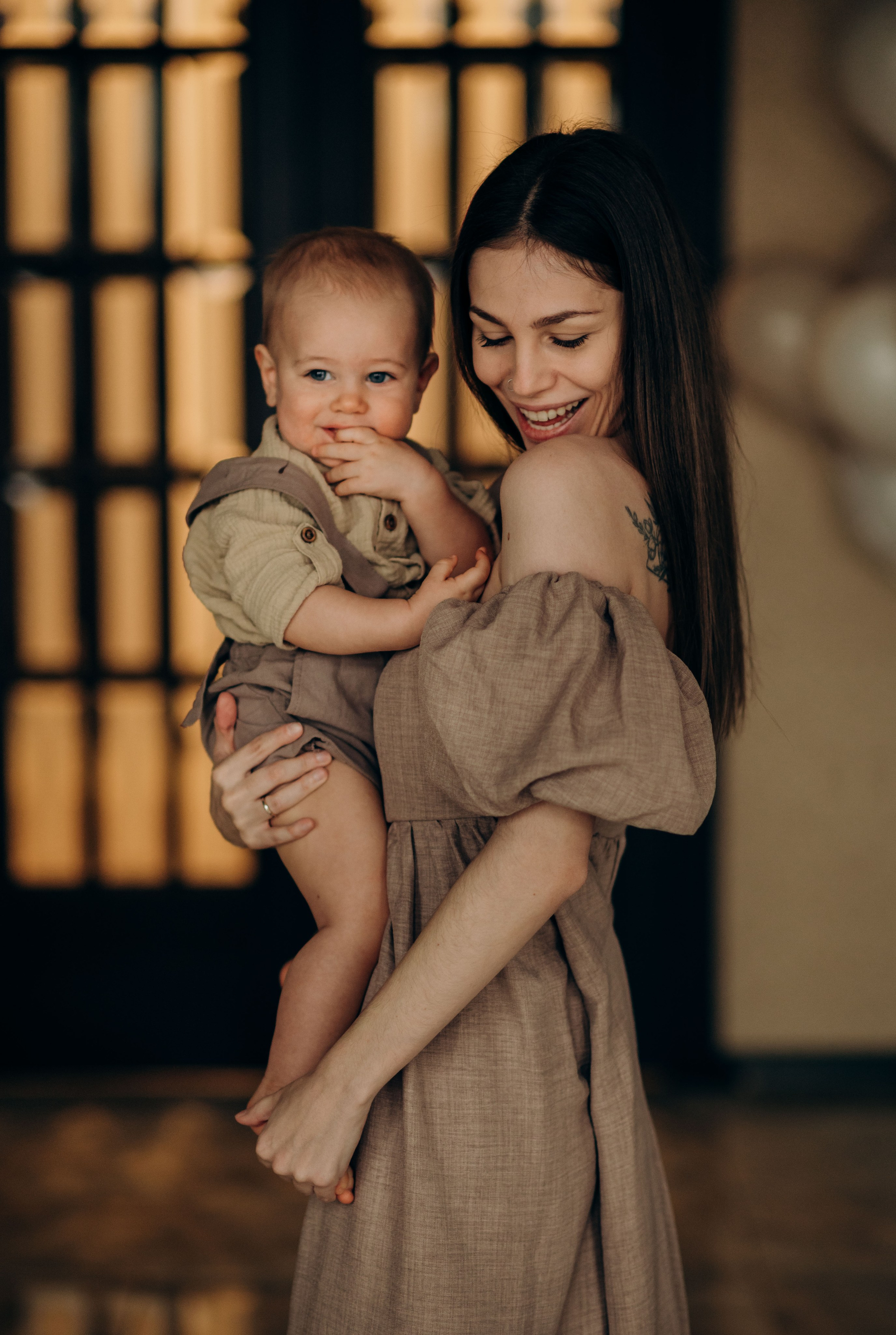 Домашняя фотосессия на годик. Семейный фотограф в Домодедово и Москве Елена Пичугина