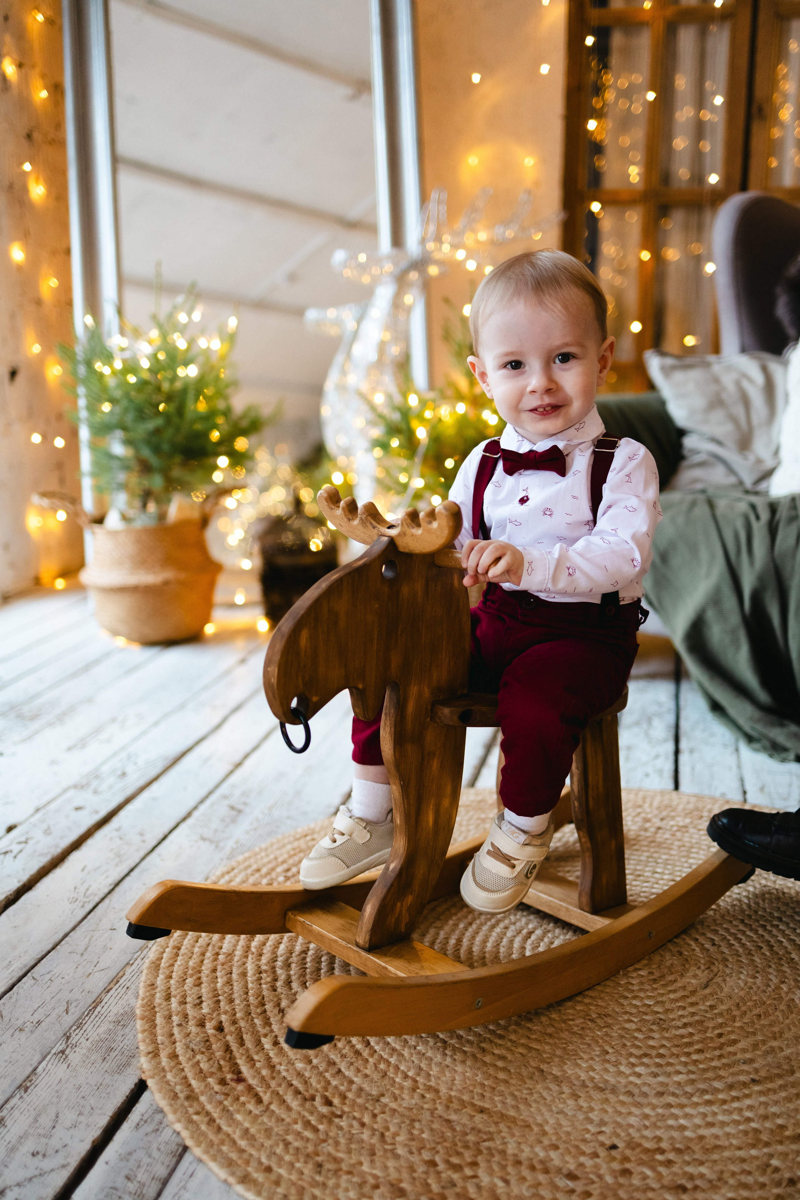 Новогодняя семейная с малышом. Семейный фотограф г. Тюмень