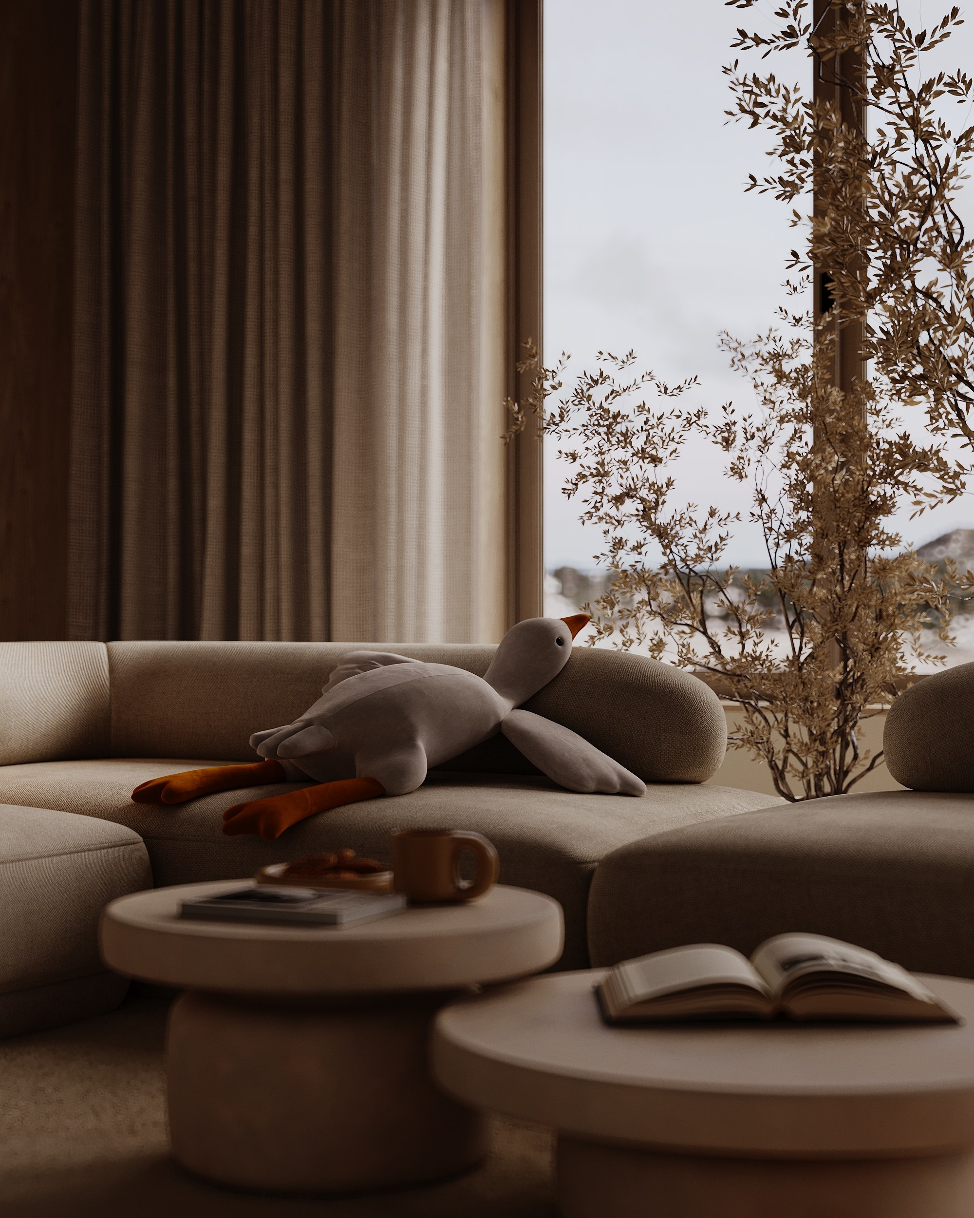 SOFT NARRATIVE. Interior 3D visualizer Liya Iskevich