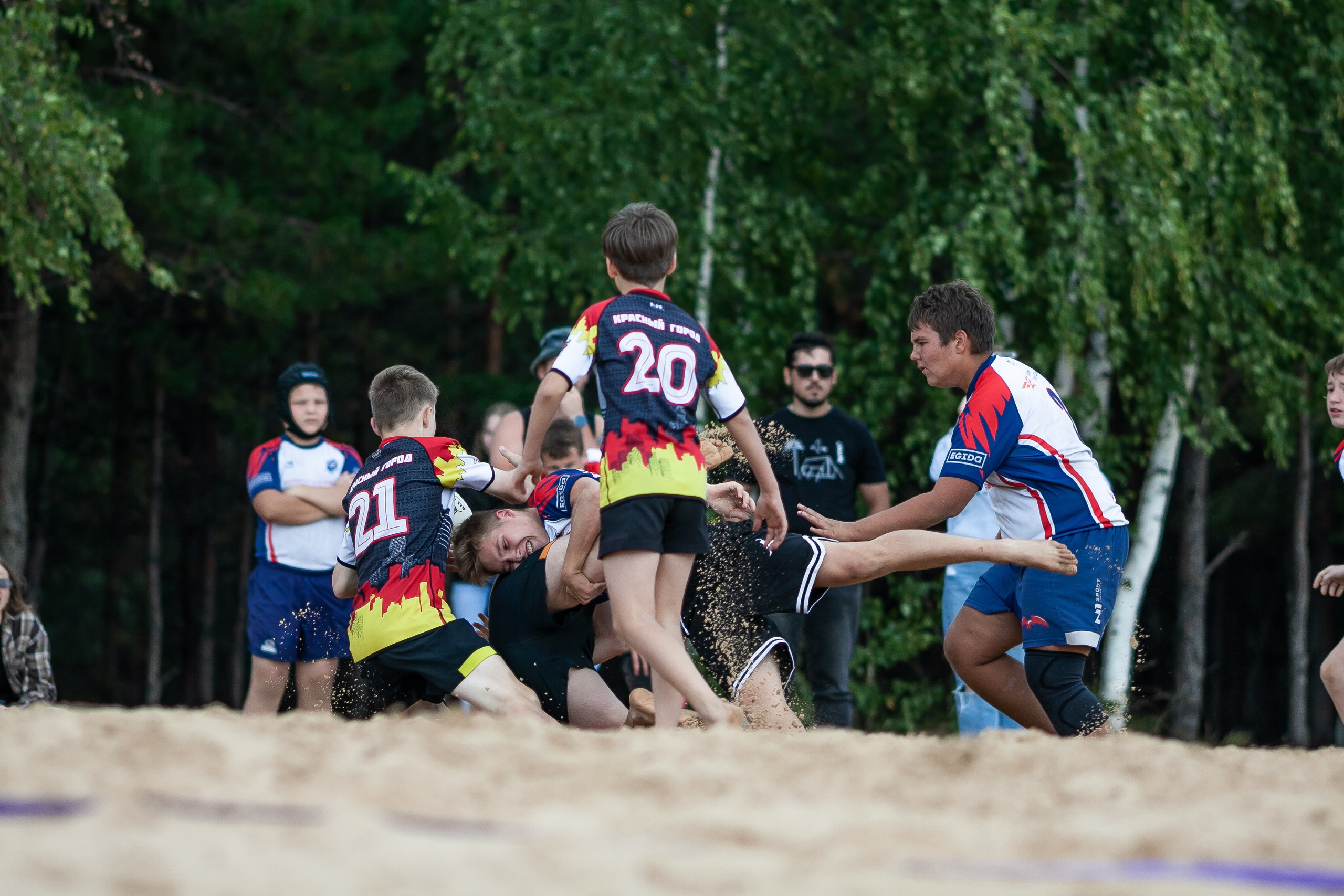 «Кубок «Молота» по пляжному Регби. Фотография