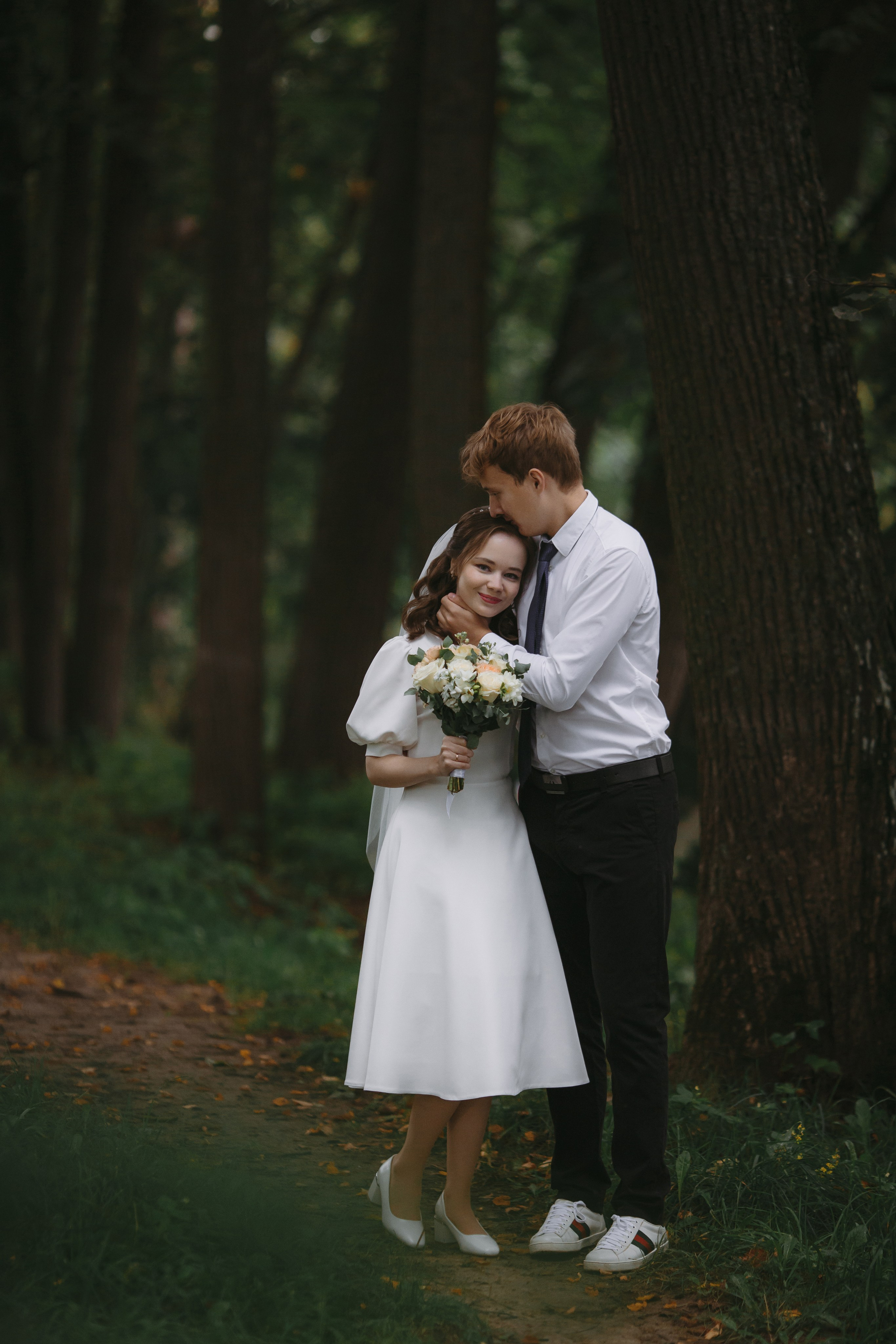 Данила и Татьяна — свадьба в пасмурную погоду. Свадебный фотограф Александр Абрамов в Москве и Зеленограде