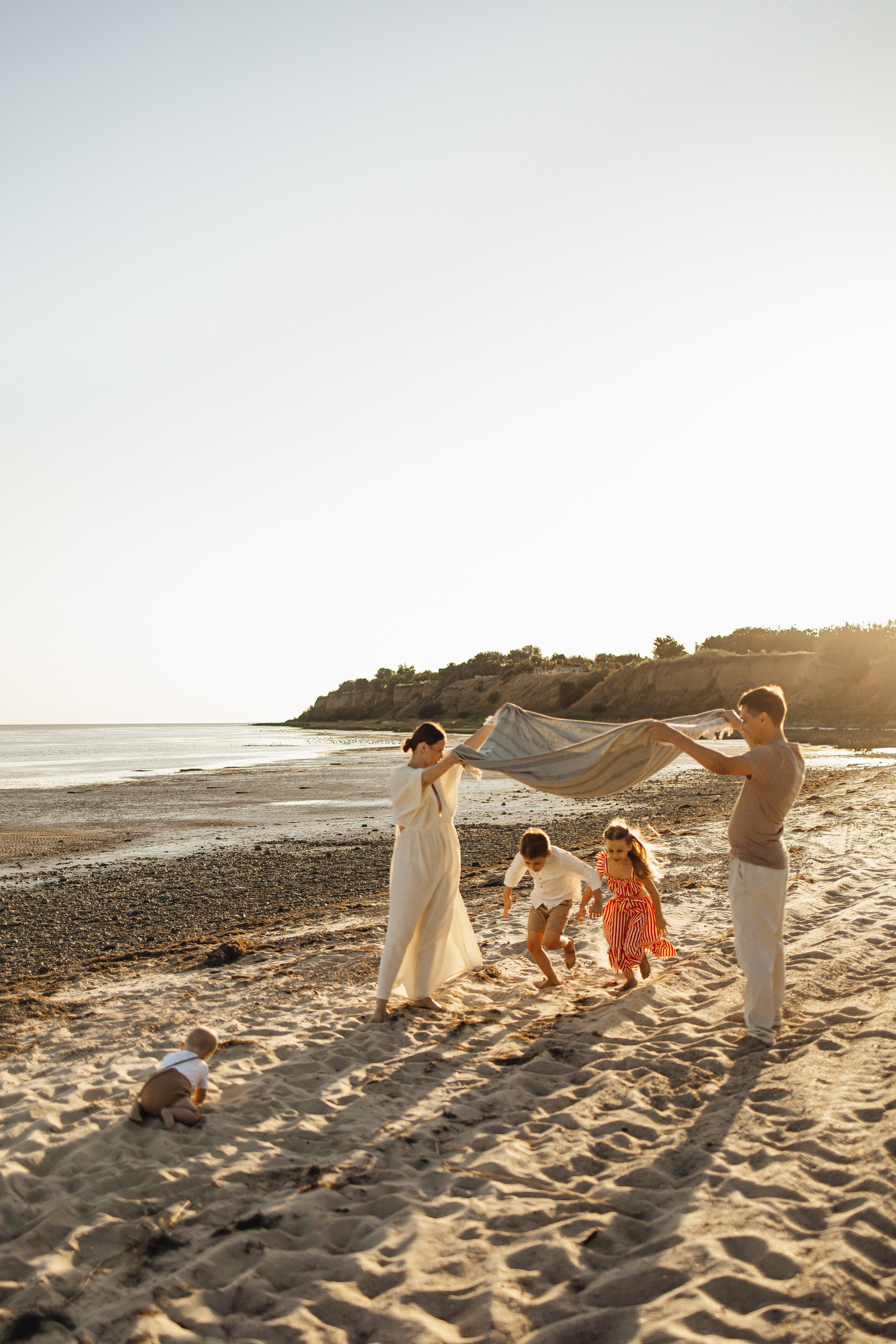 Летняя история на берегу. Семейный и детский фотограф, таганрог, ростов-на-дону