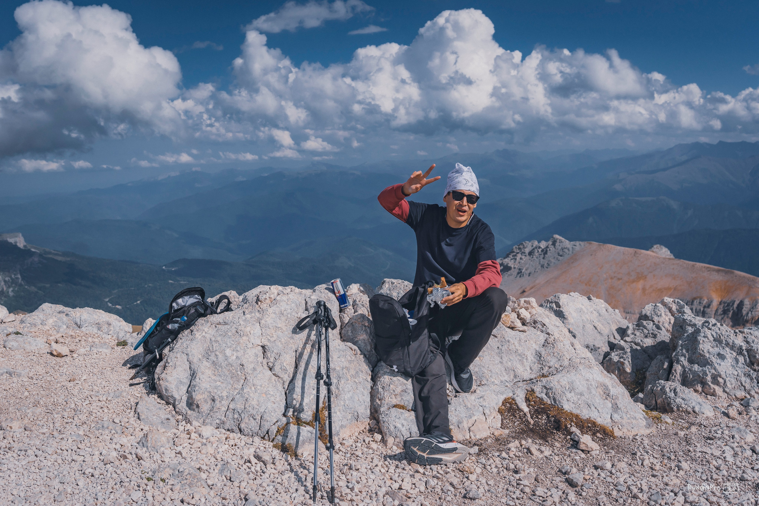 Поход на Оштен с командой Мадьяр 10.09.24. Репортажный фотограф в Краснодаре Рындин Дмитрий