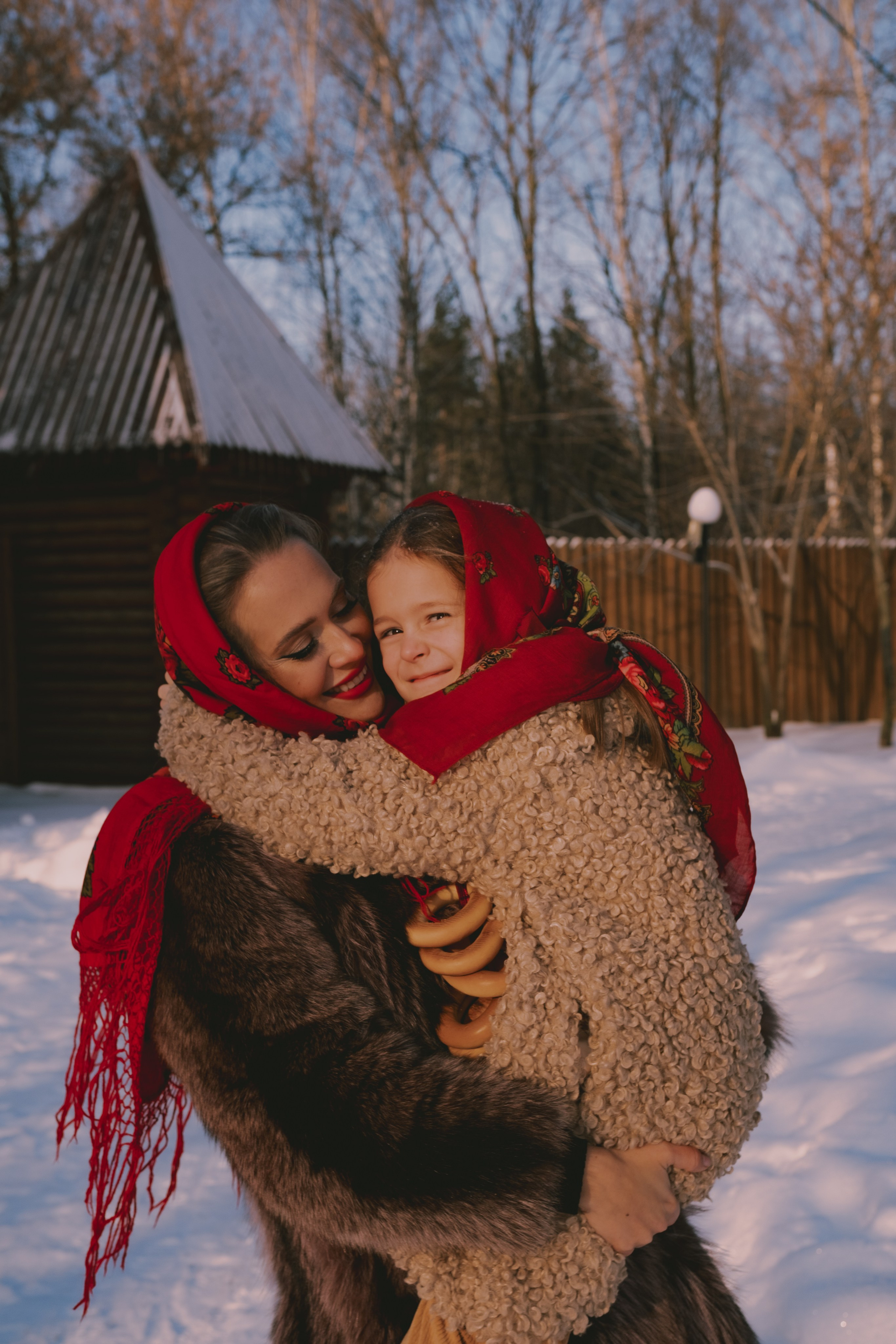 Мама с дочкой (зимняя фотосессия). Serg_film