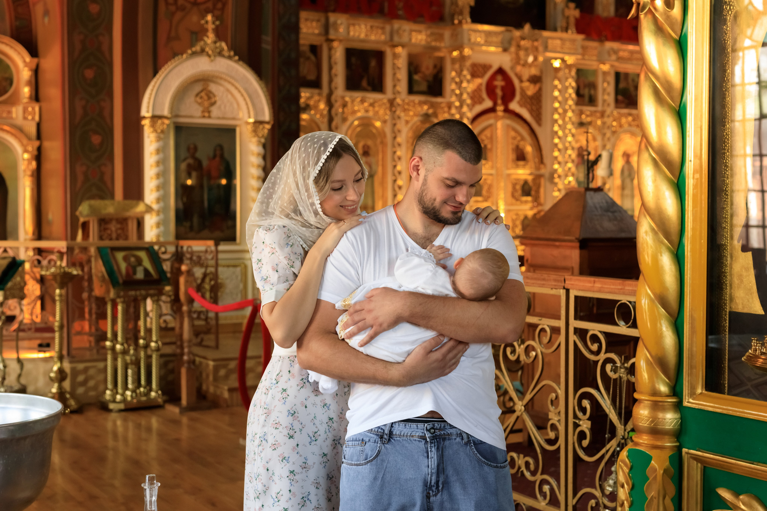 Крещение Алисы. Семейный и детский фотограф в Краснодаре Элона Литвинова