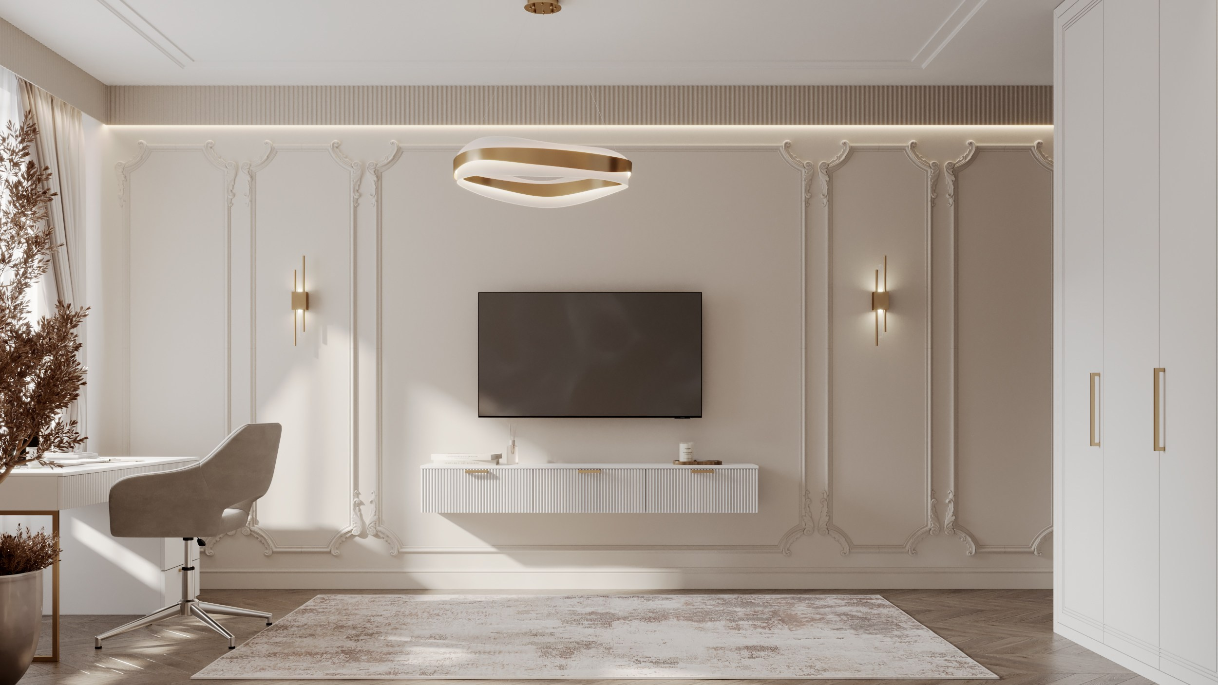 Appartment 130 sq m. Профессиональный дизайнер интерьера