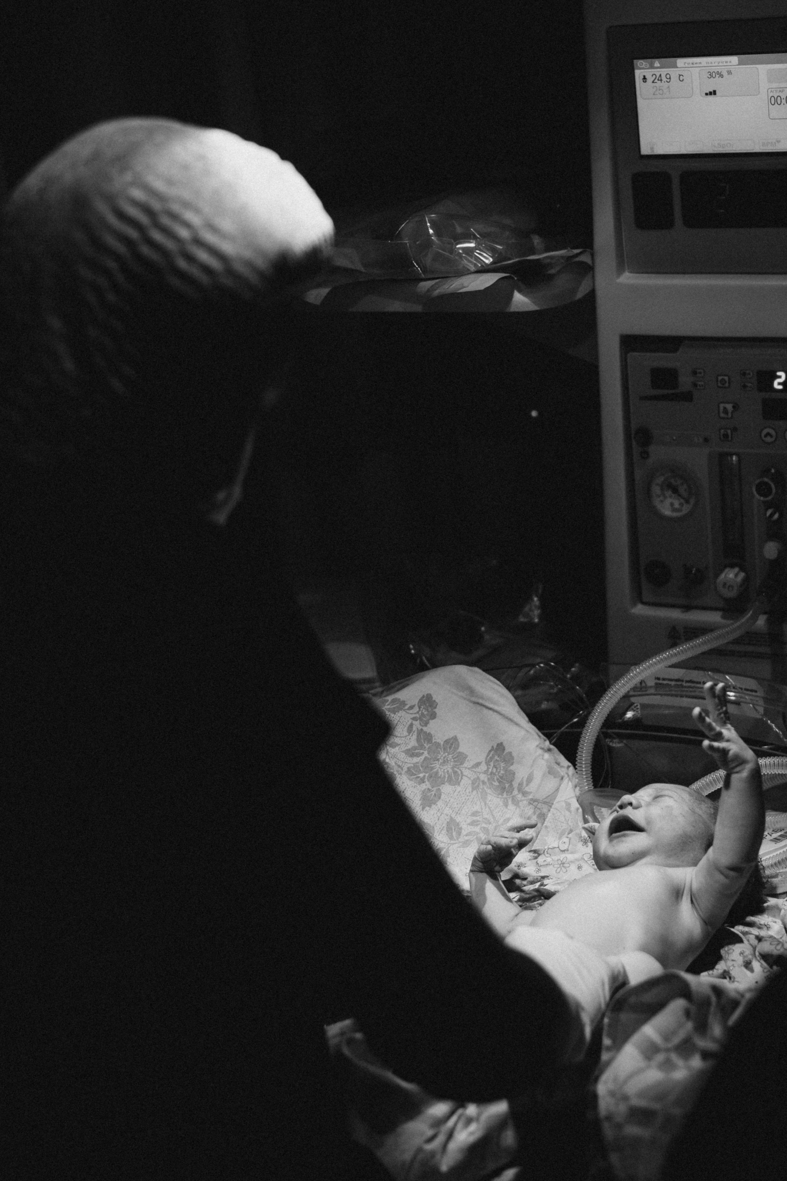 Фотосессия родов в Юдина. Фотограф новорожденных в Москве Кристина Левит