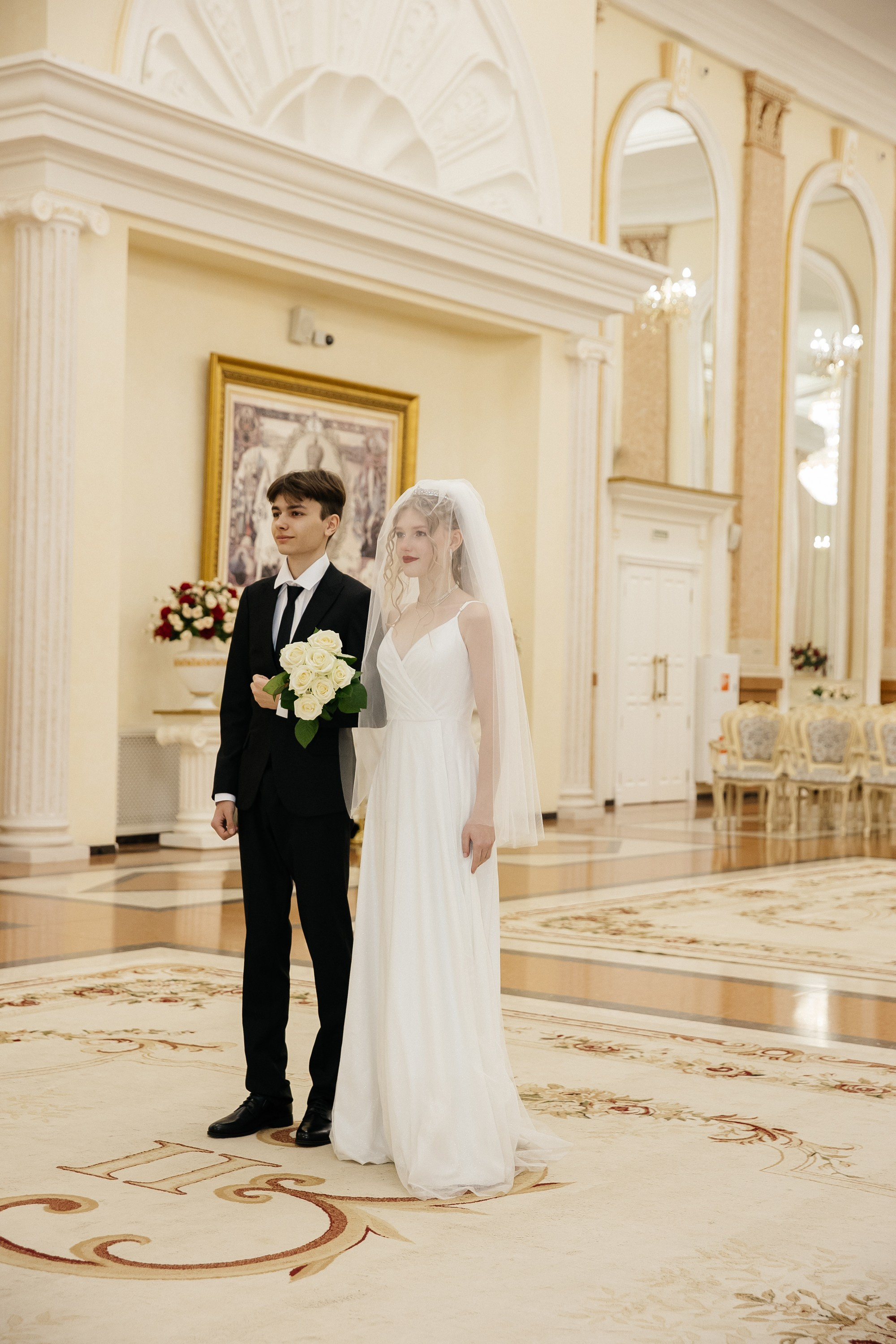 Роспись в Екатерининском зале 04.02.2025. Свадебный и семейный фотограф Виолетта Сидельникова. Краснодар, Россия, Беларусь, Европа