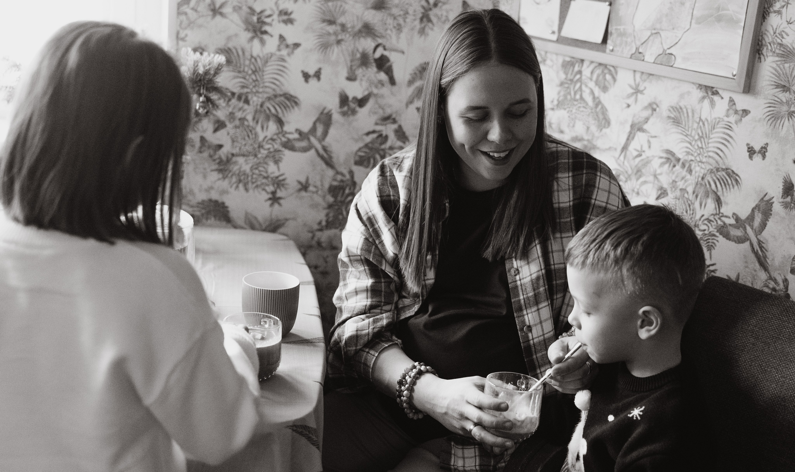 Домашняя Новогодняя фотосессия. Семейный, ньюборн фотограф, фотограф на роды в Москве, Виктория Тюльдюкова