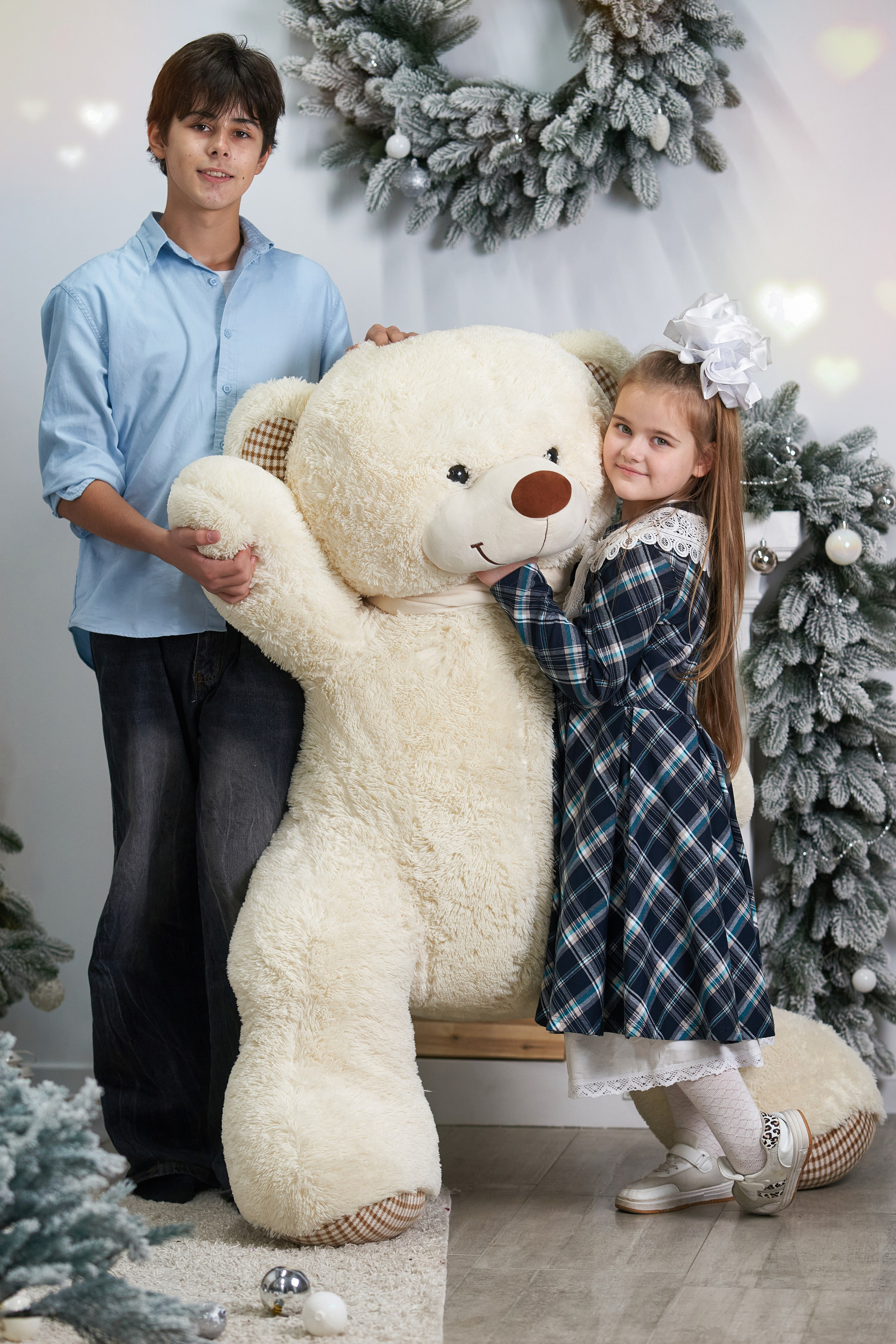 В новогодней фотостудии. Фотограф Владимир Артамонов