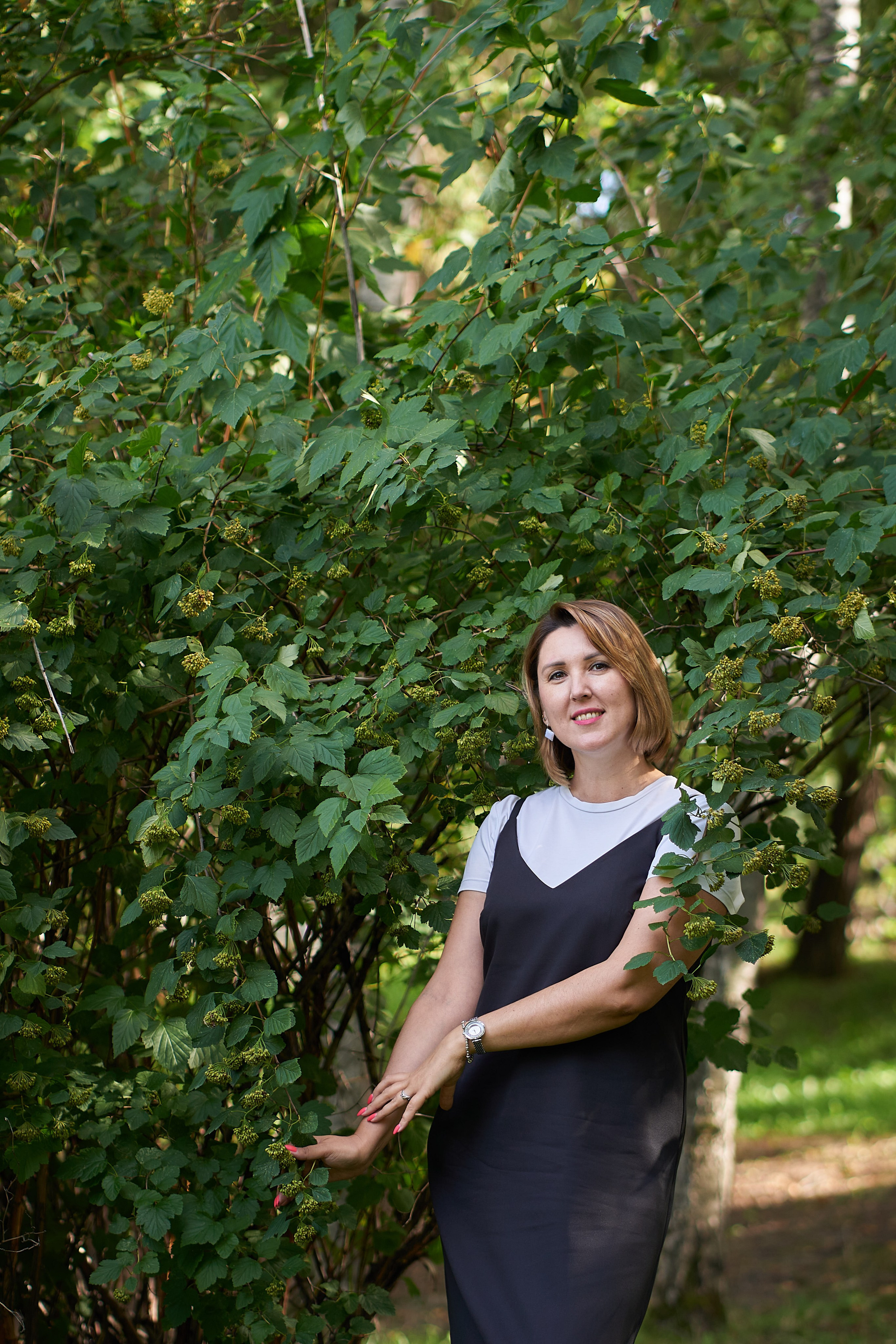 Прогулка с семьёй. Анна Катасонова