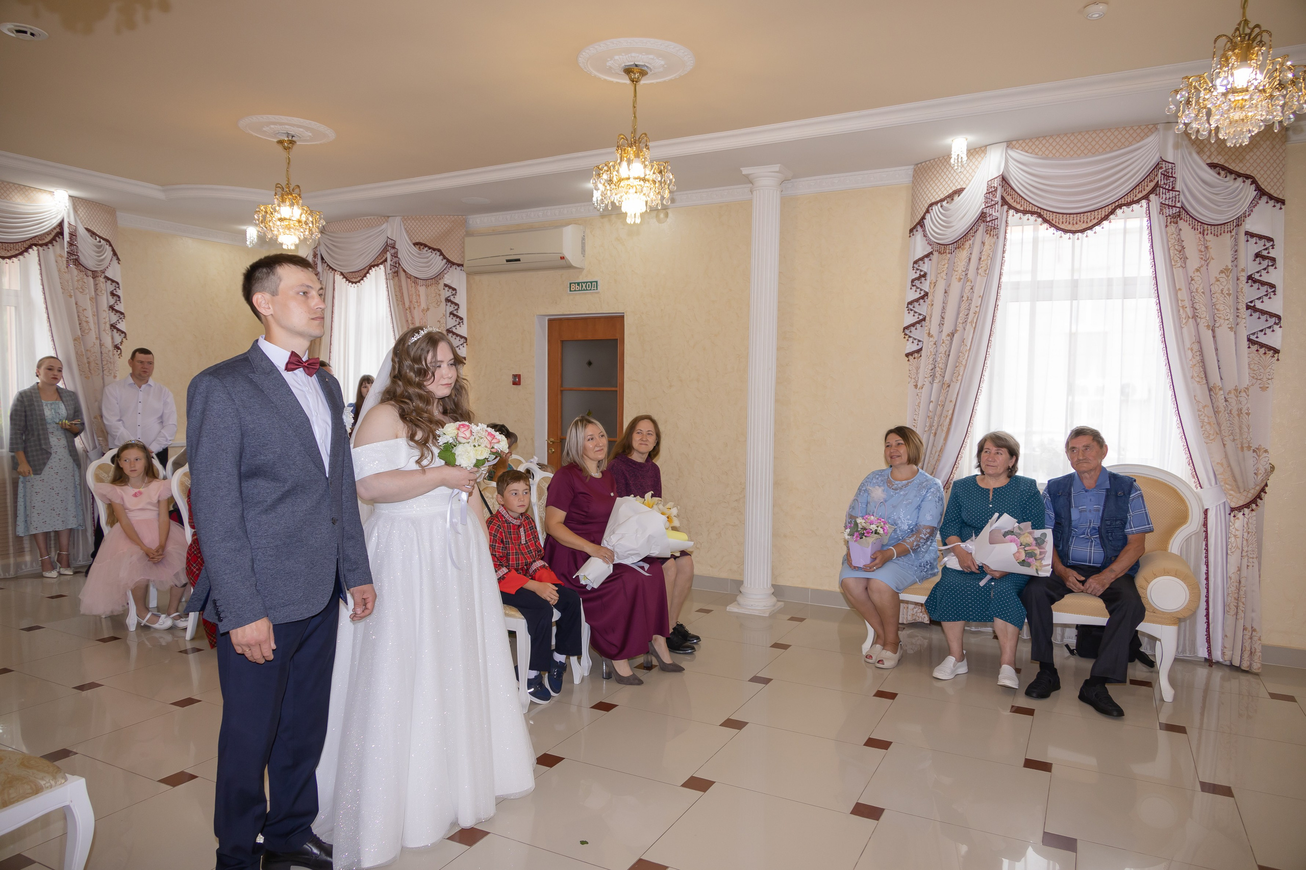 Свадебная съемка регистрации в ЗАГСе г. Можга