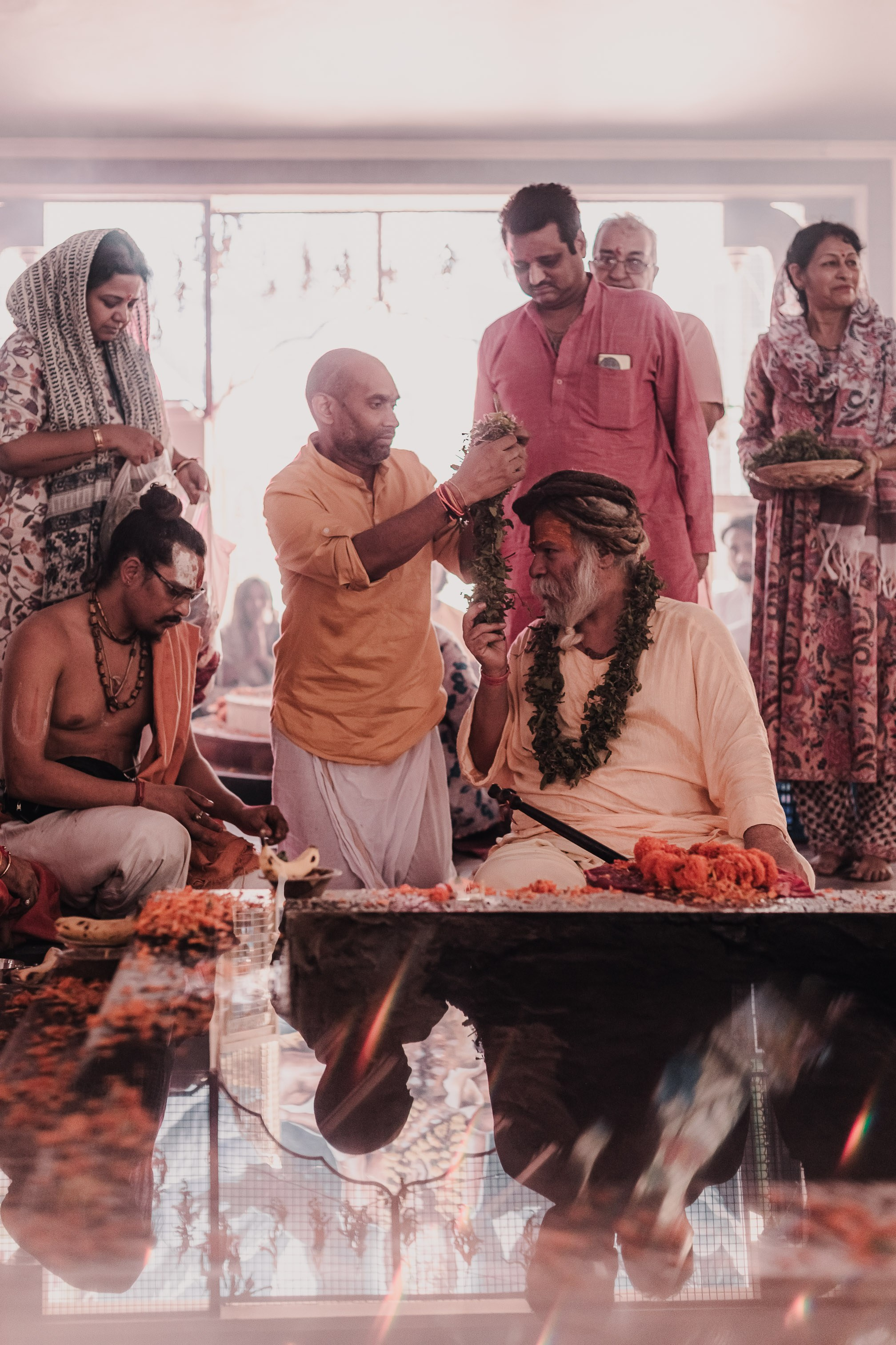 Navaratri yajna at Devraha Baba Ji ashram. Мариам Багдасарян