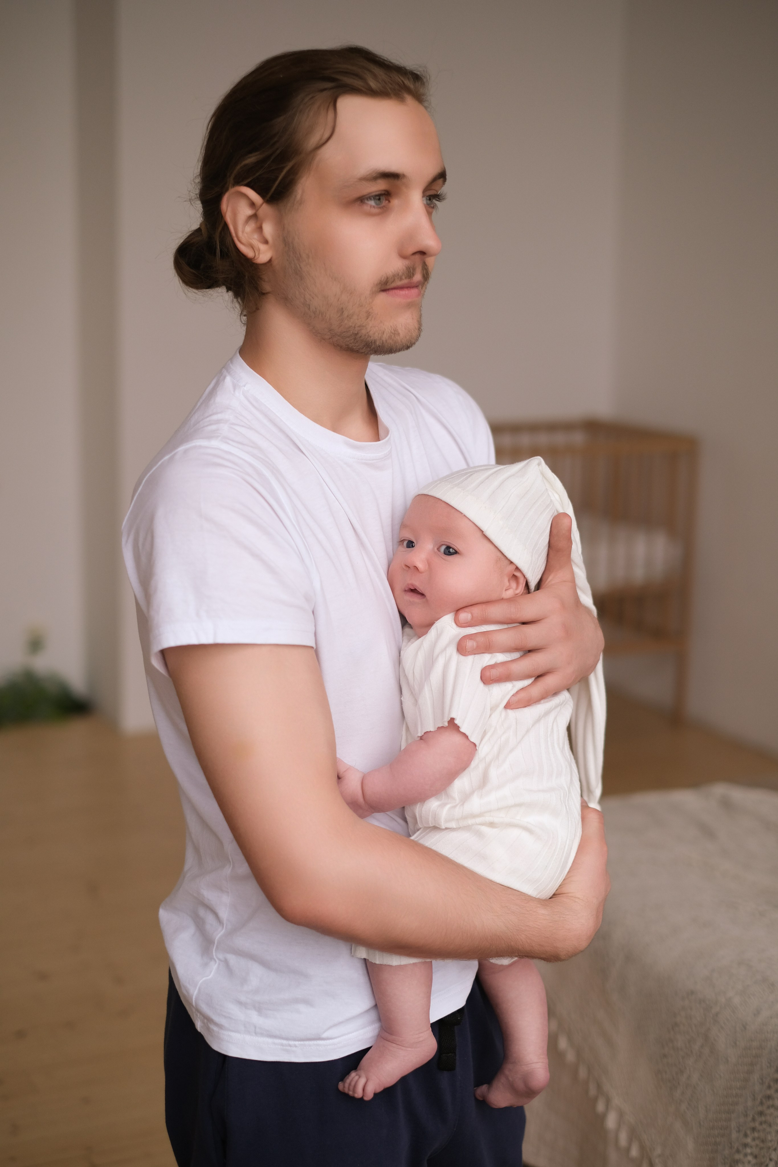 Мирослав в Матрёшке. Семейный детский ньюборн фотограф в Москве Марта Петрова