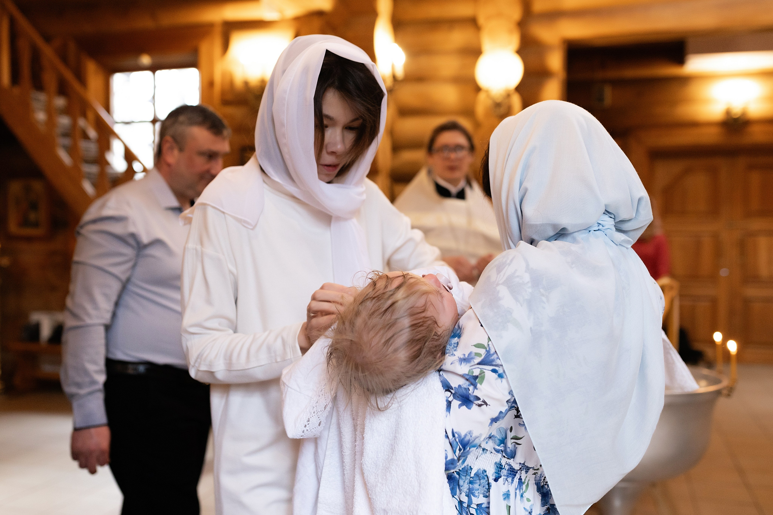 Таинство Крещения Ксении. Фотограф в Железнодорожном и Балашихе
