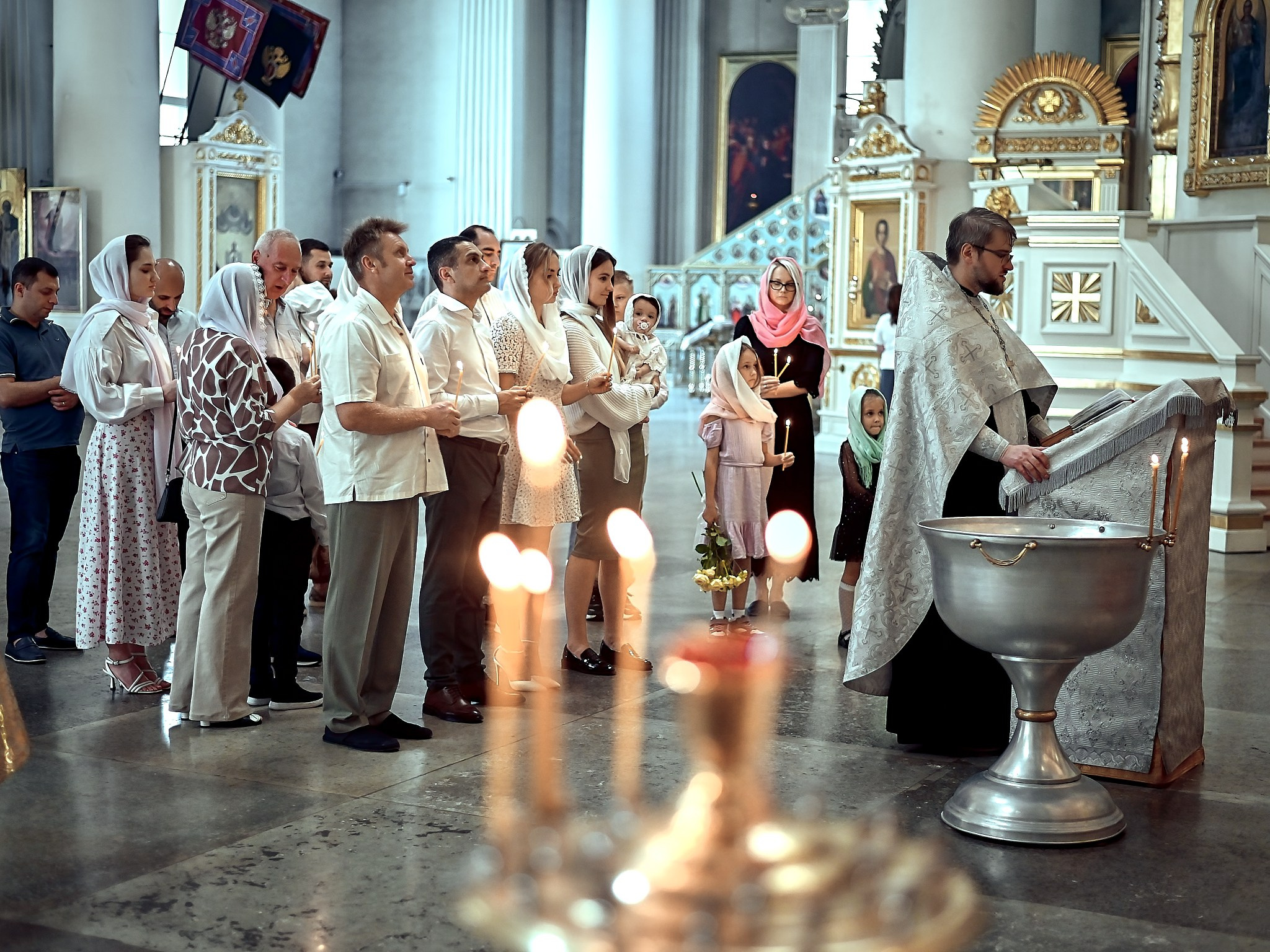 Крещение | «Измайловский собор». Свадебный фотограф в Санкт-Петербурге Славин Денис